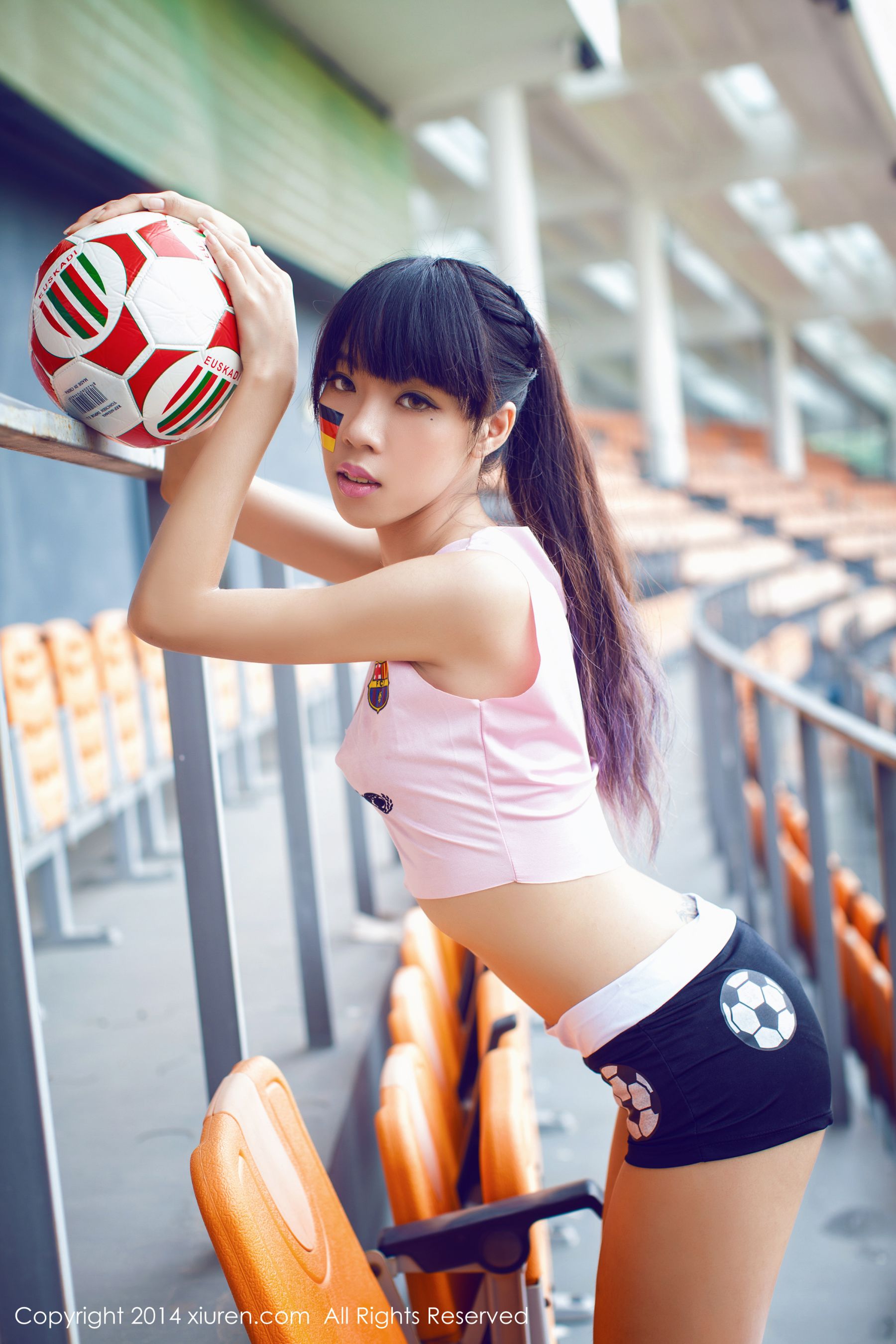 2014 Brazil World Cup Football Baby Collection Xiuren No.159