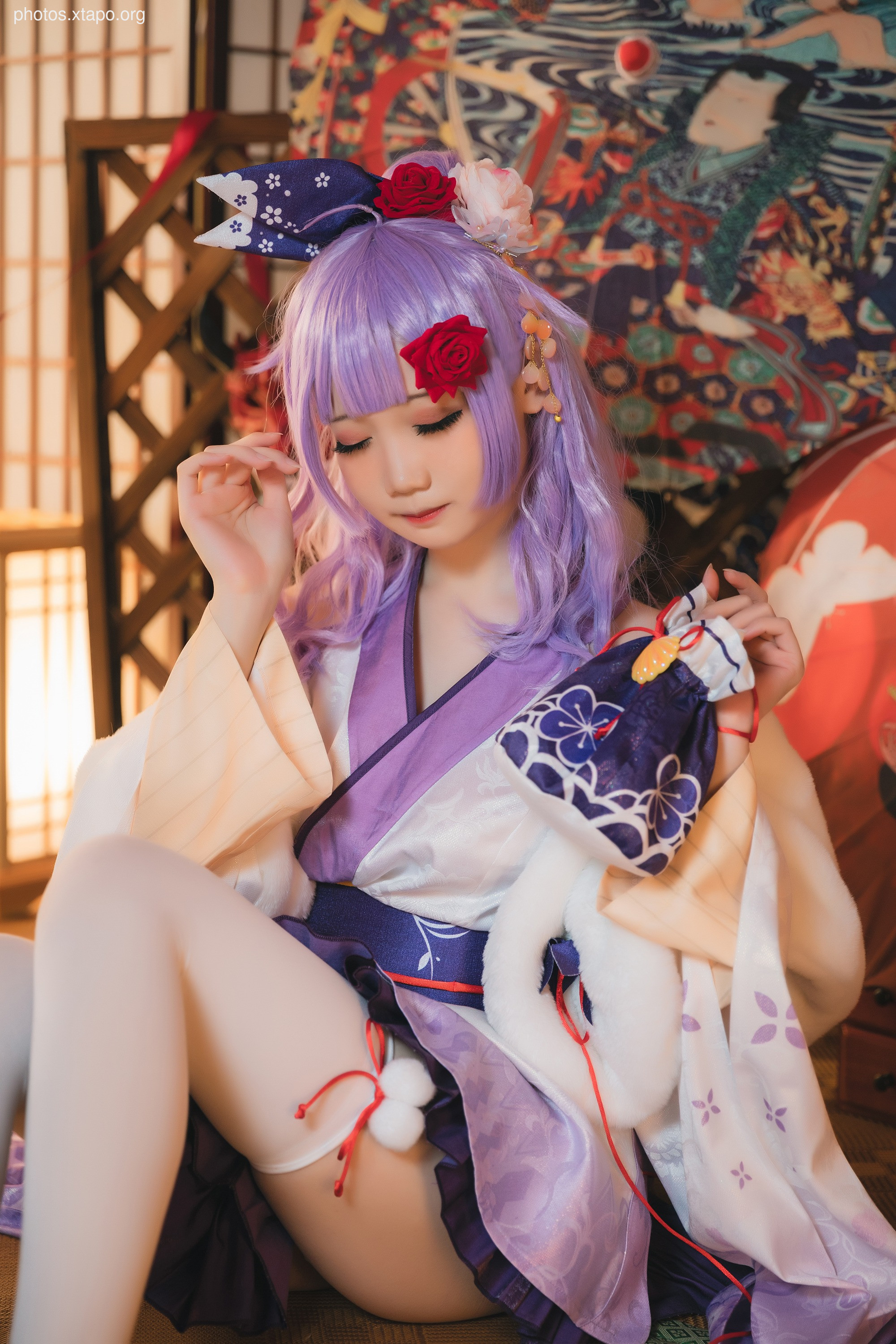 Swing carbon unicorn kimono 30p-124MB