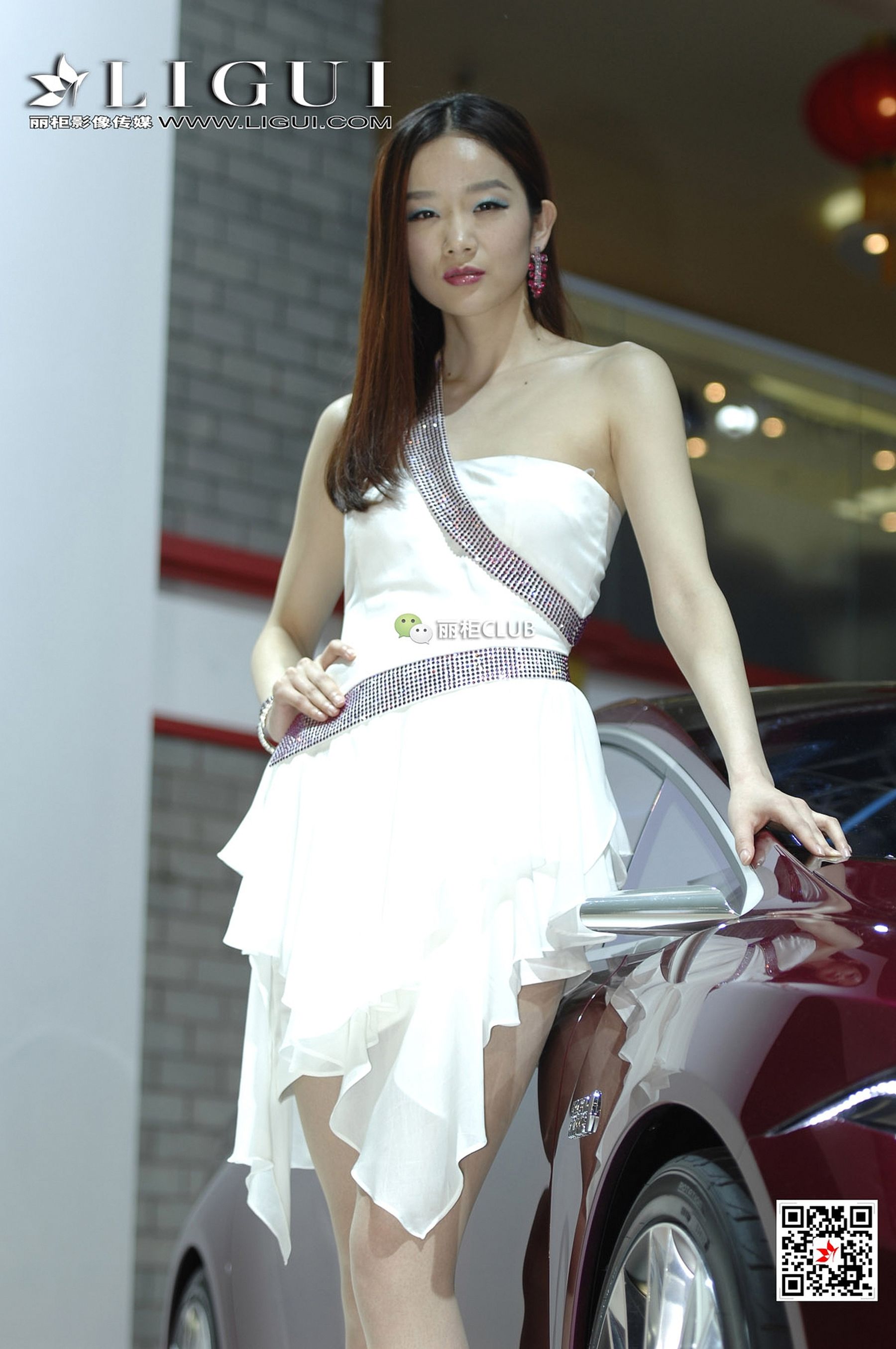 Model Fashion Car Model Booth Car Model Combination Ligui