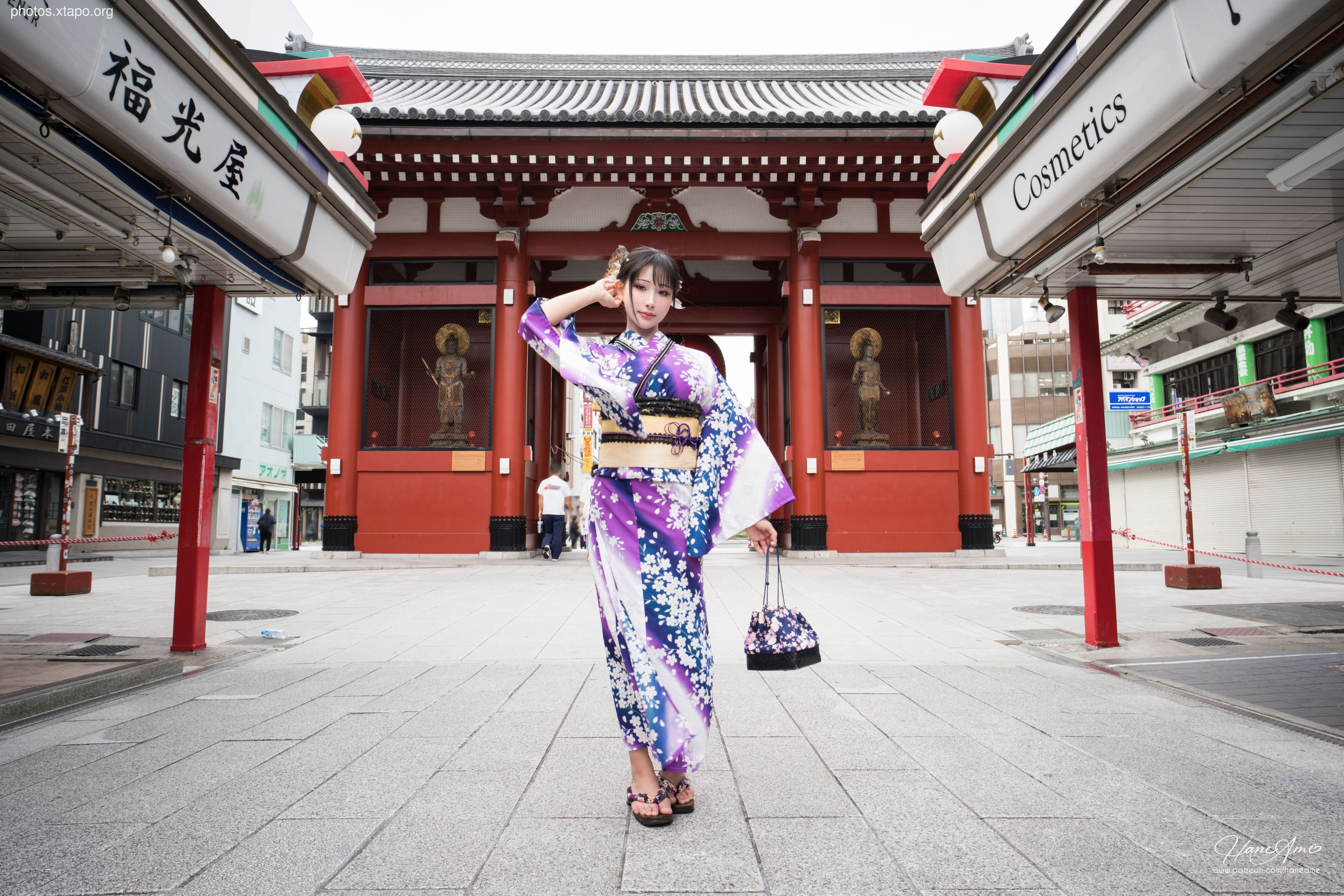 Violet summer yukata