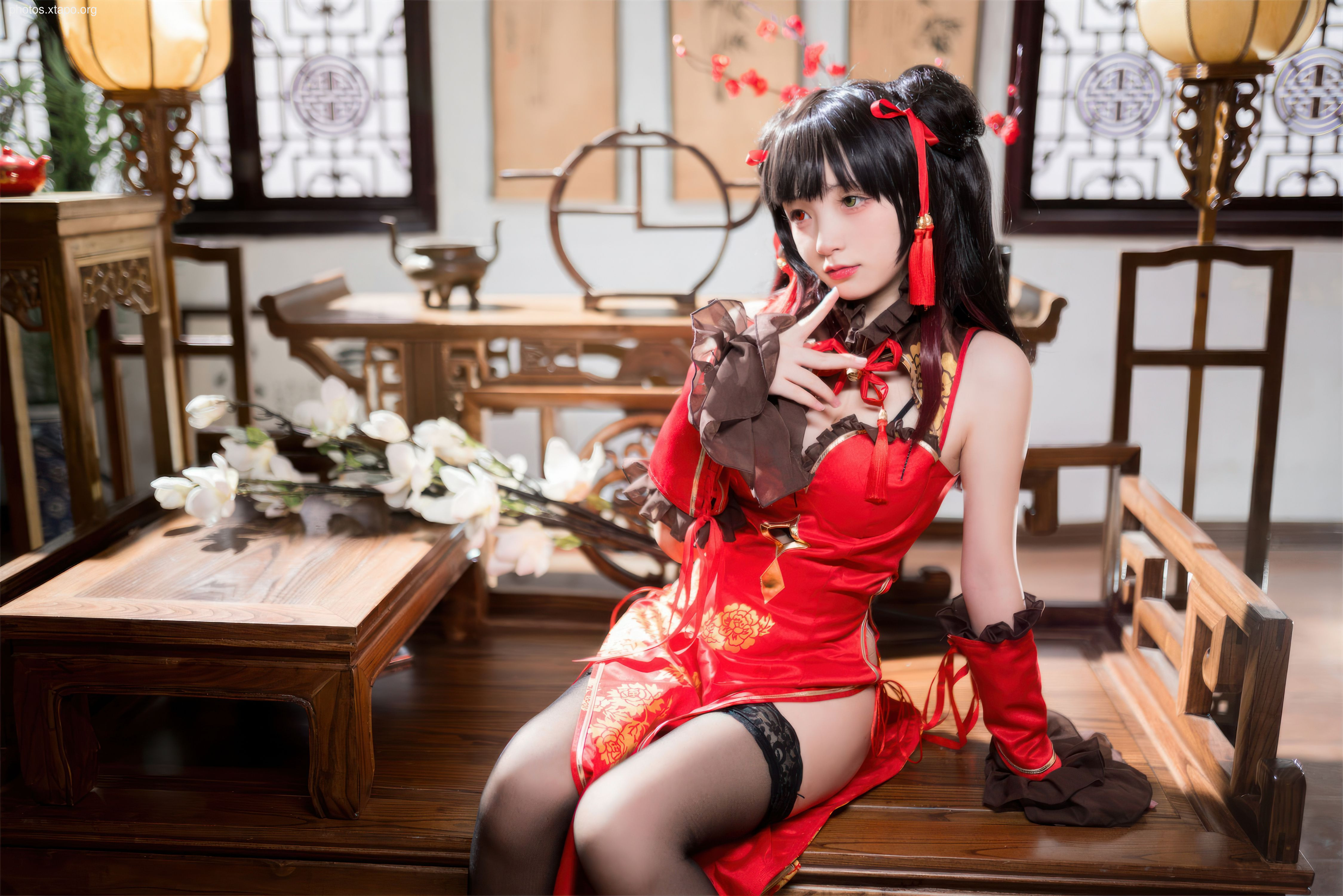 Flower Bell Tokisaki Kurumi Cheongsam 66P