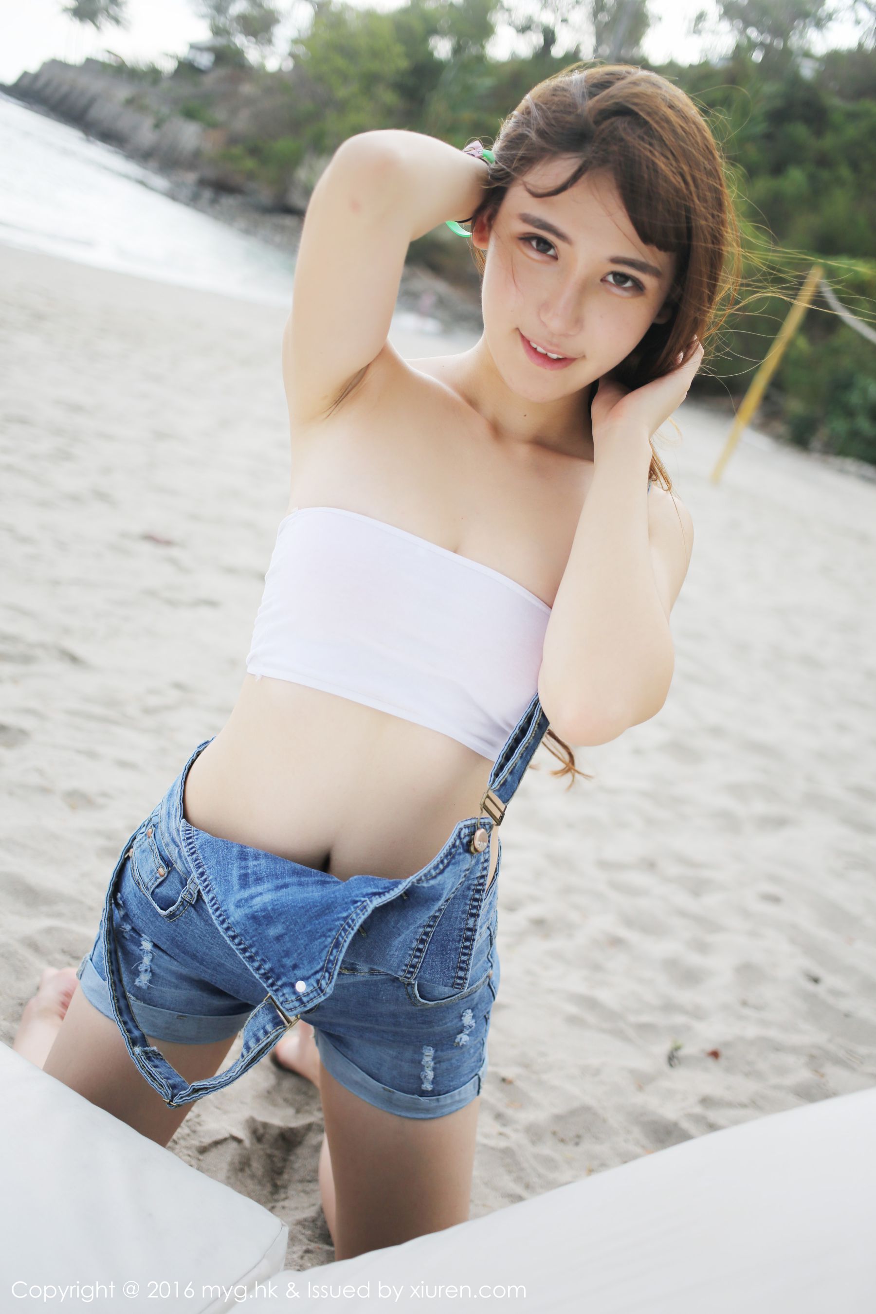 Xiongyu BOBO Longmu Island Travel Beach Beauty Fresh Series Miyuan Pavilion Mygirl VOL.191