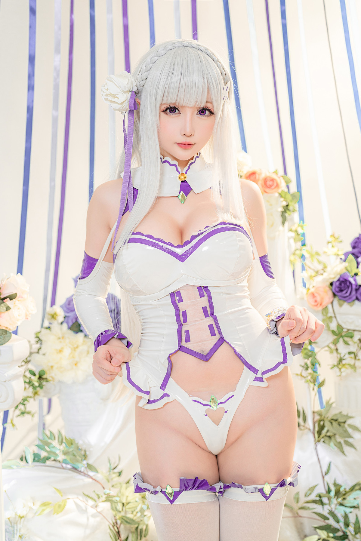 Hoshilily Miss Star Chichi Cosplay Emilia