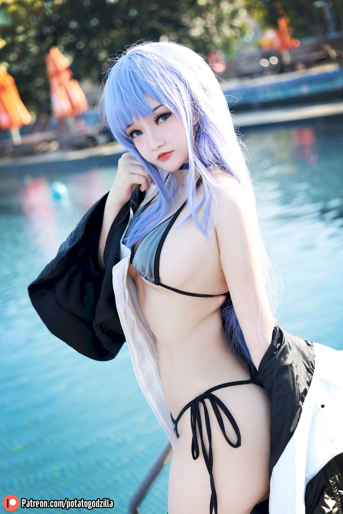 Potato Godzilla Cosplay Swimsuit Melt Lilith