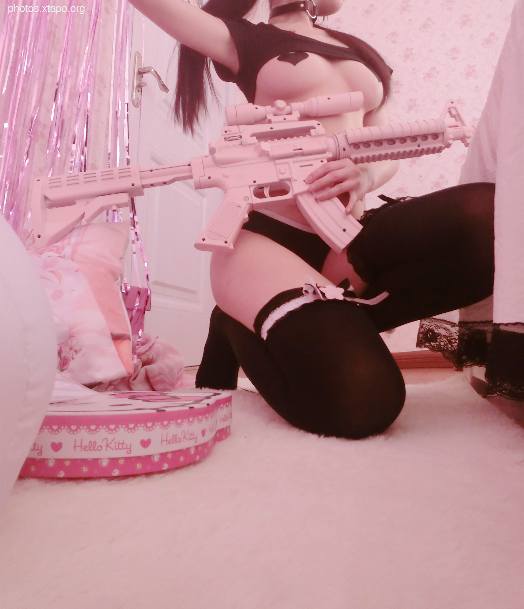 Double Ponytail Girls Saigao -2022 Spring Festival Special -Black Milk Milk