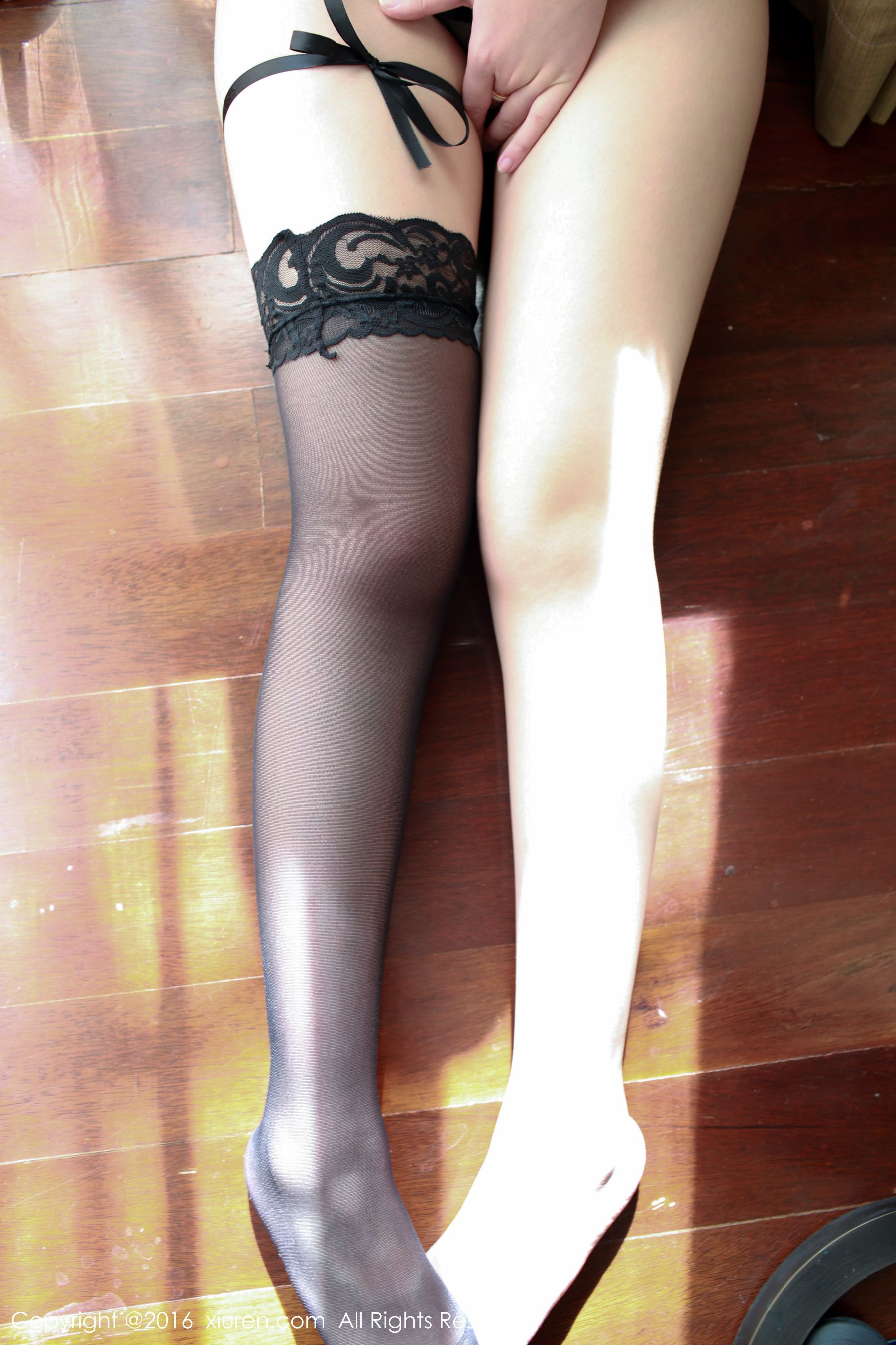 Liu Feier Faye VestsThrough PantsBlack SilkPainted Underwear Xiuren xiuren No.495