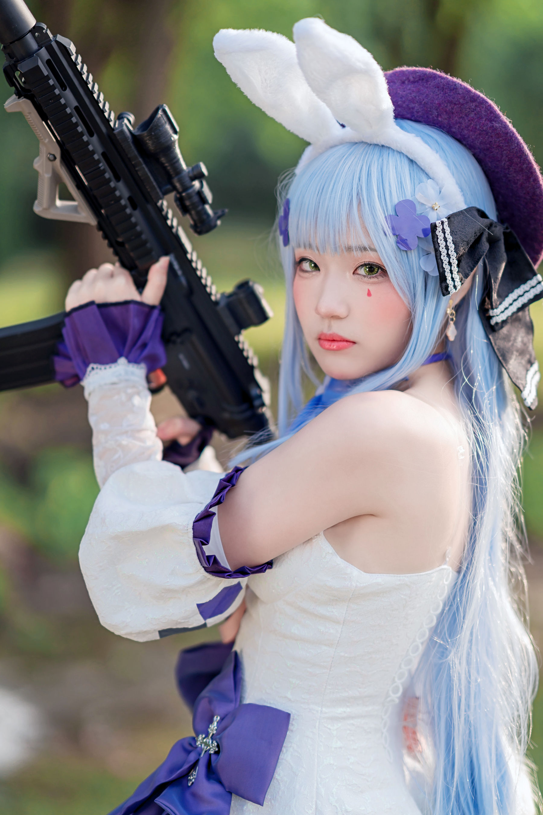 Net Red COSER Photo Anime blogger MIME Mi Mei -Girl Frontline HK416