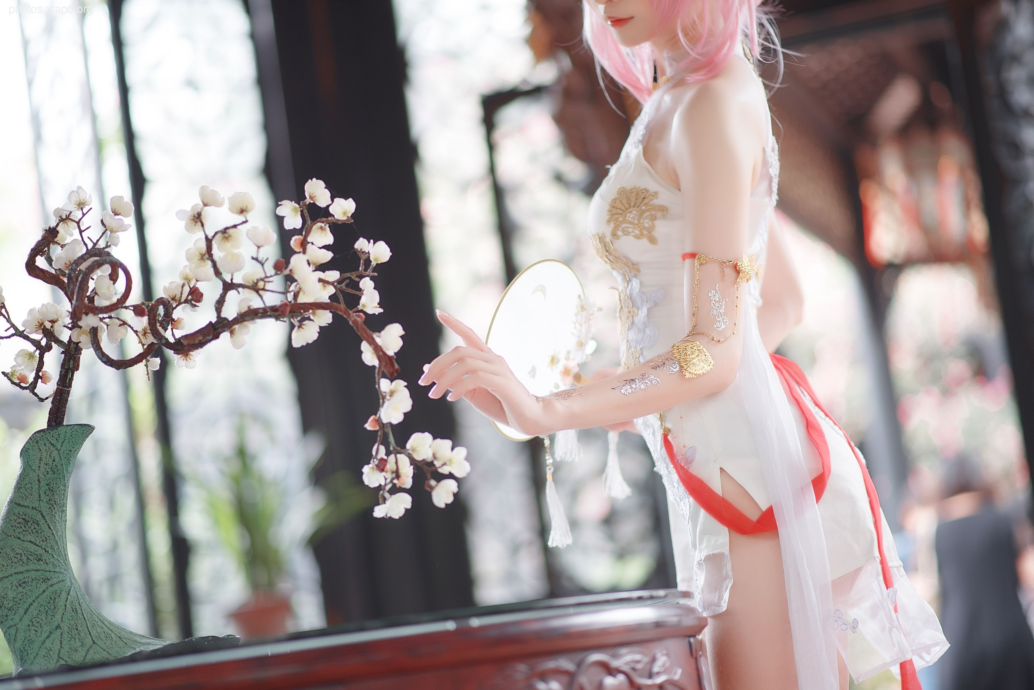 Nangong -Bazhong Sakura cheongsam (24P -312MB)