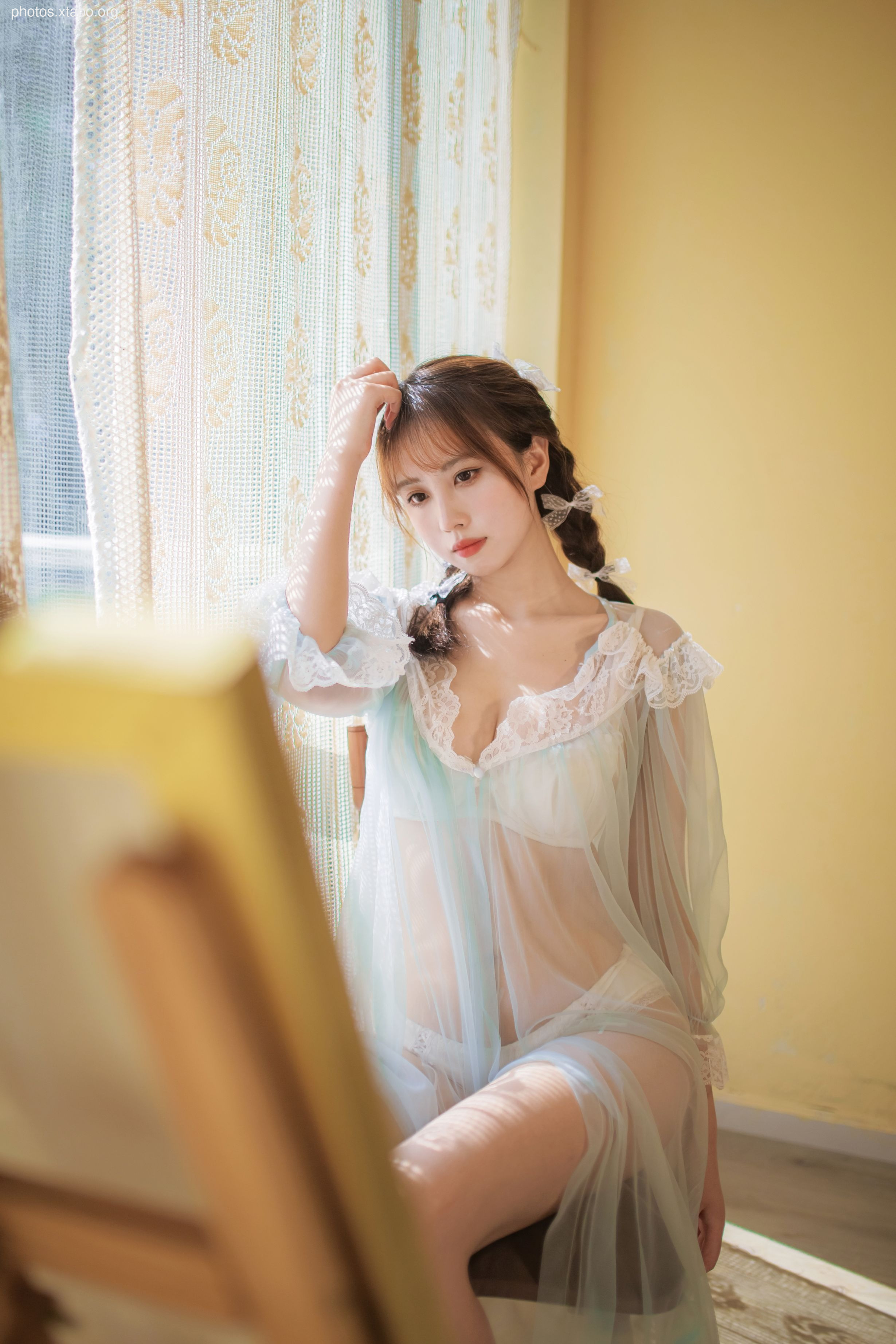 NO.022 Blue gauze 40p-596MB