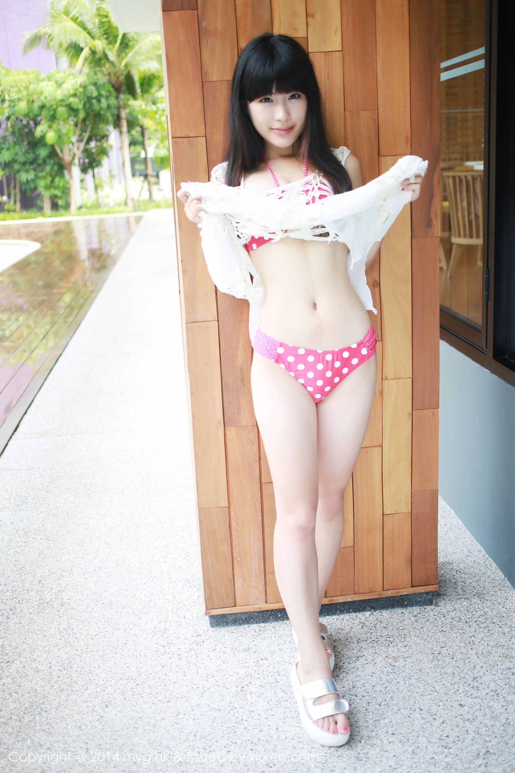 Liu Xueni Verna The First Set of Thailand Travel Miyuan Pavilion Mygirl VOL.019