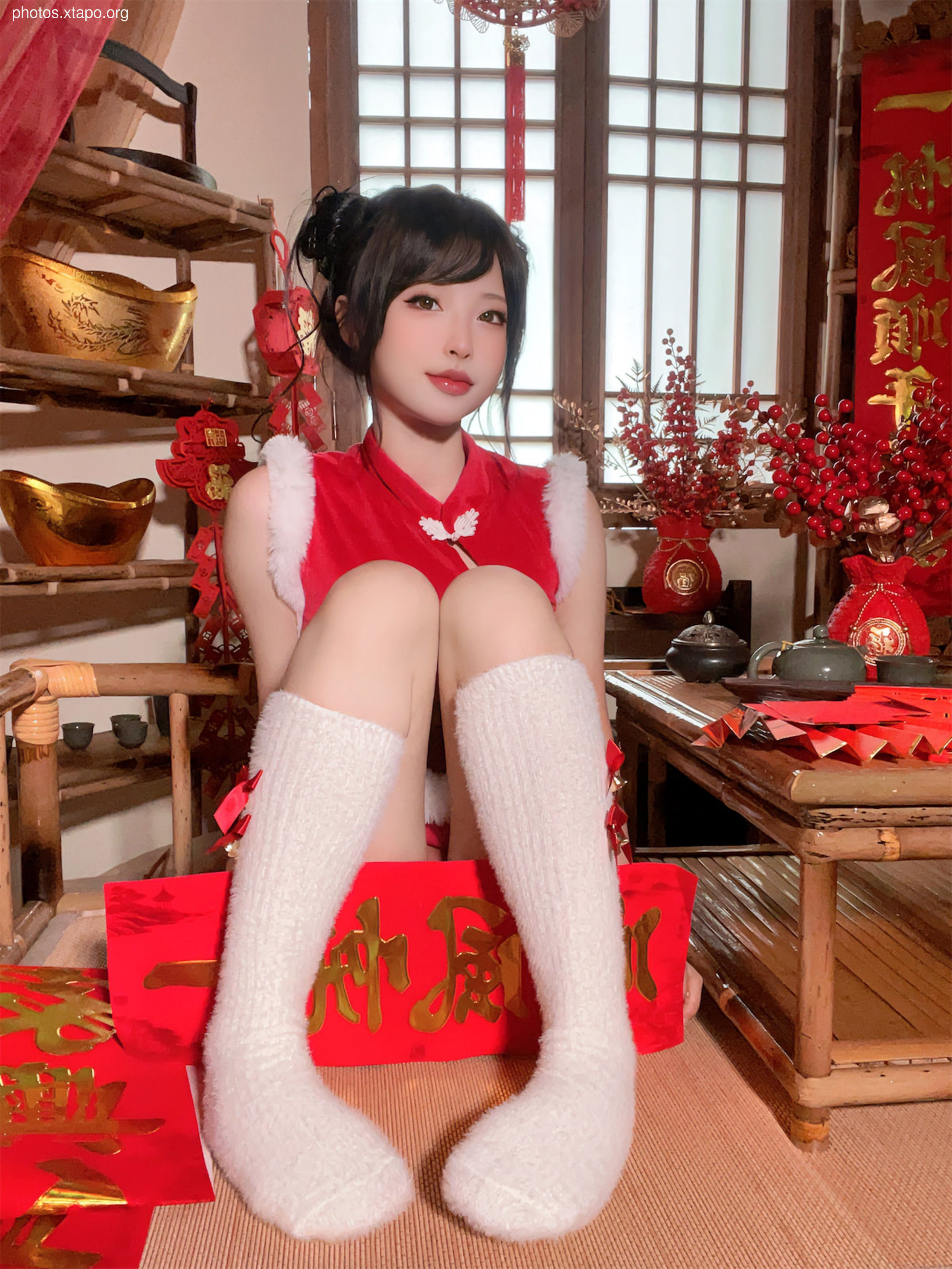 Shimizuya 2023 New Year Cheongsam 77P-770MB