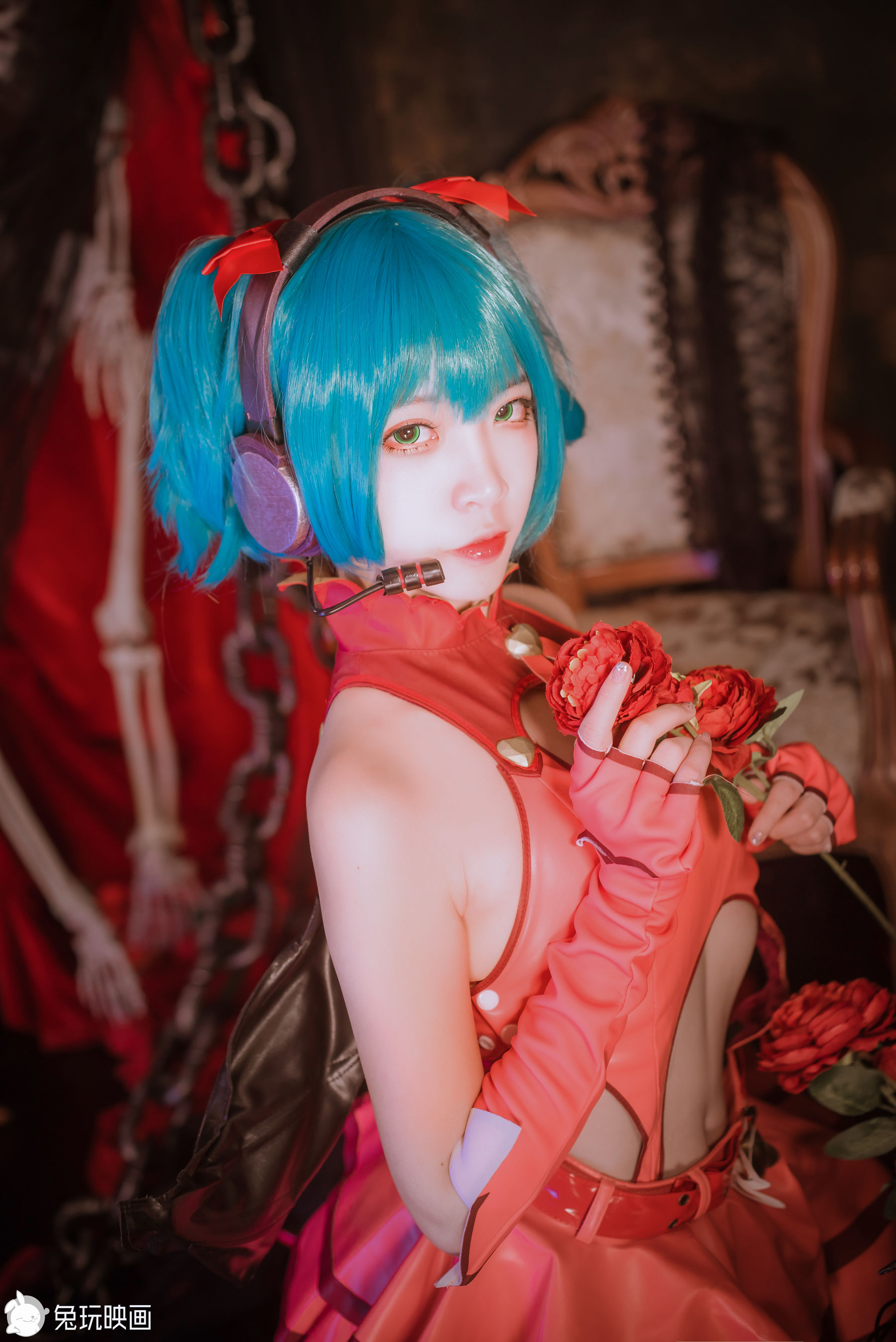 Rabbit Playing Paintings -Chong Little Demon