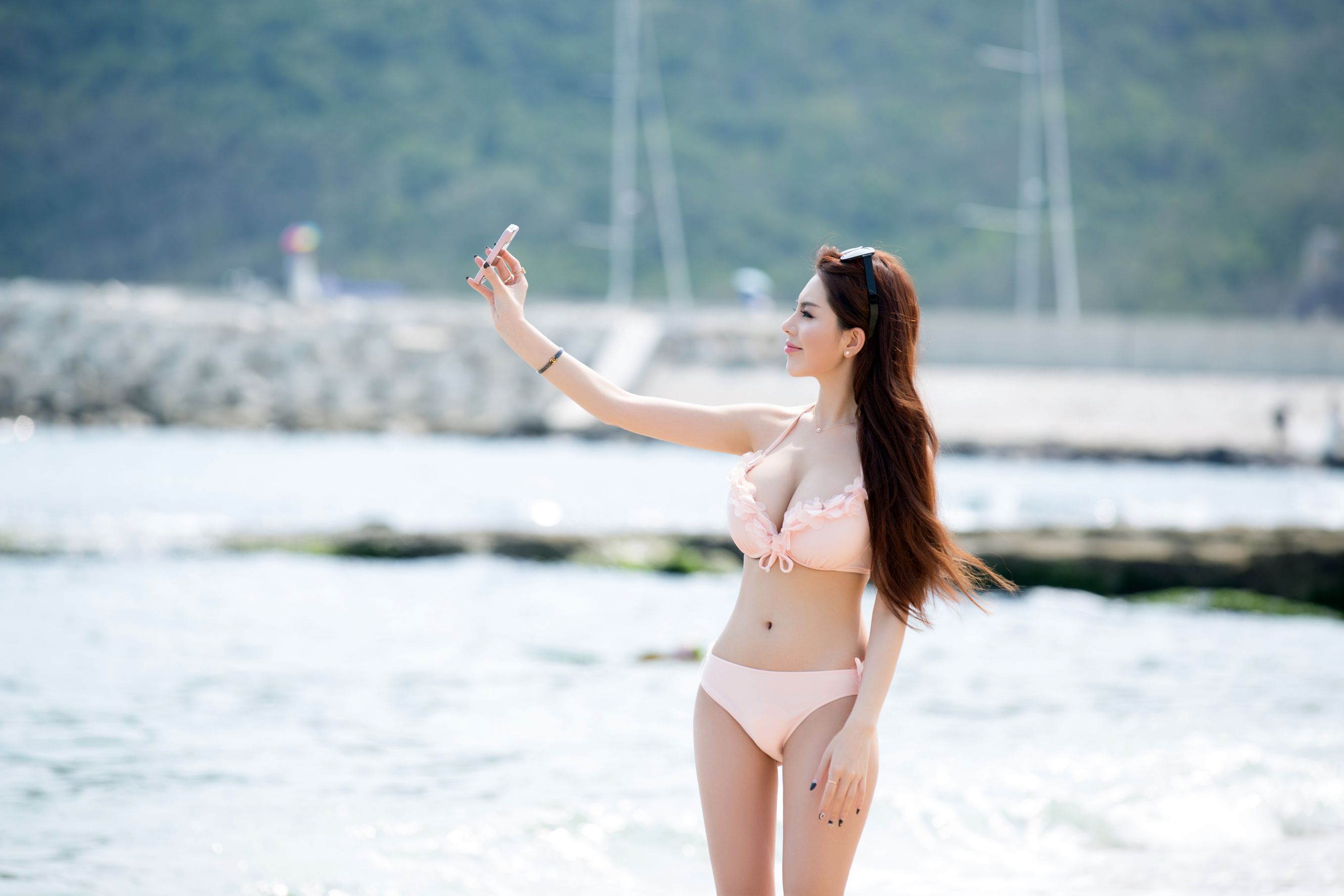 Zhao Weiyi Sanya Sea Beach Bikini Push Girl TUIGIRL No.070
