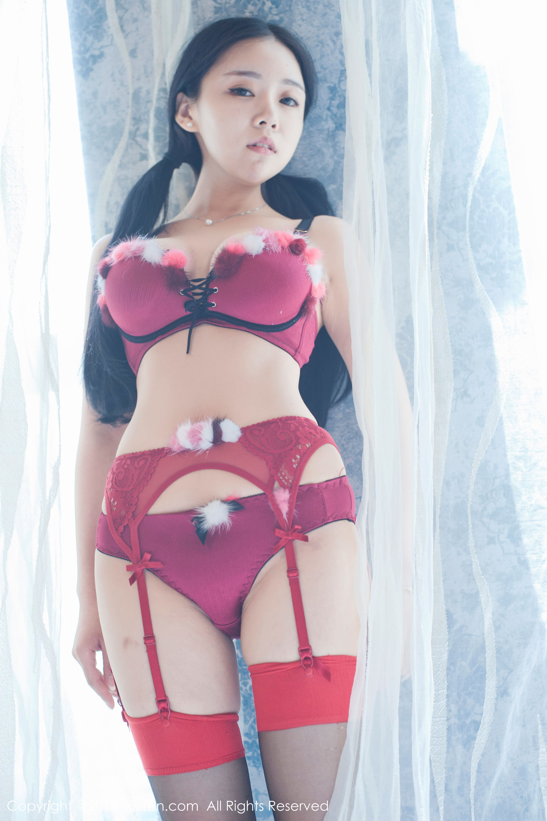 Red Balloon Tongyan Dragon Naive Little Girl Xiuren No.932