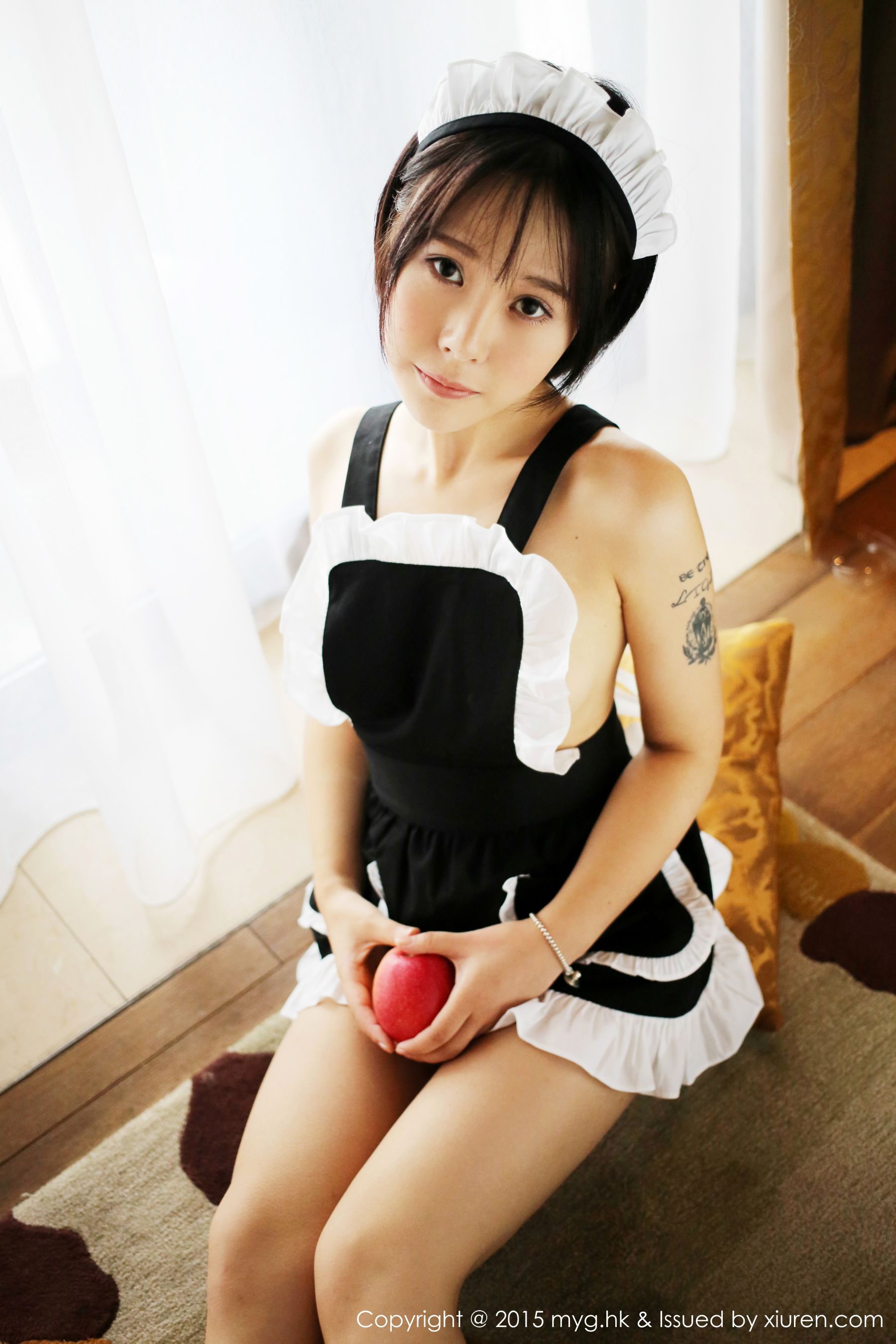 Evelyn Alley Sexy Maid Costume Miyuan Pavilion Mygirl VOL.157