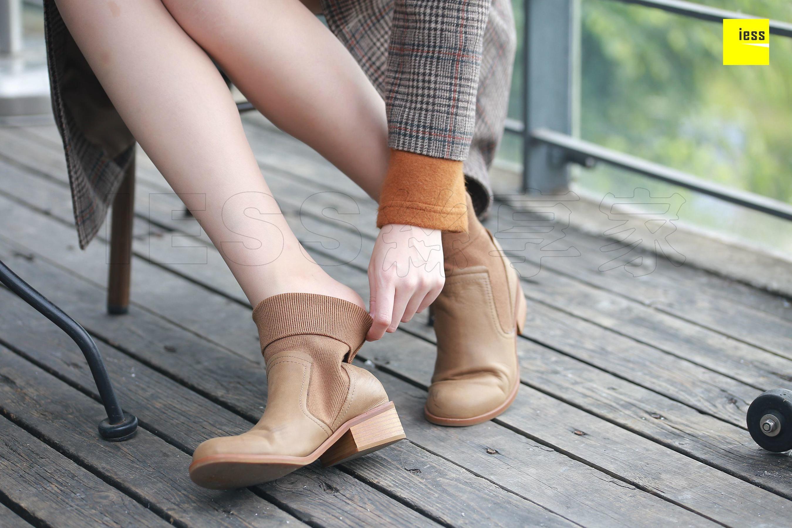 Purple Purple Domineering Short Boot Pork Different Thoughts to IESS Silk Enjoy Home 168