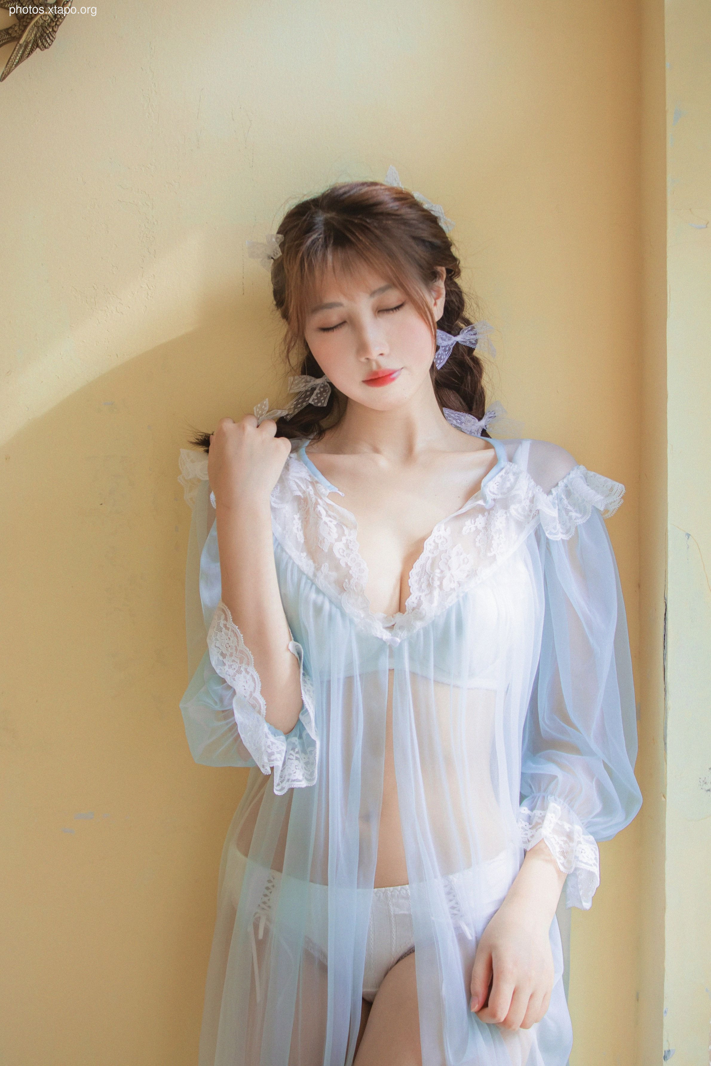 NO.022 Blue gauze 40p-596MB