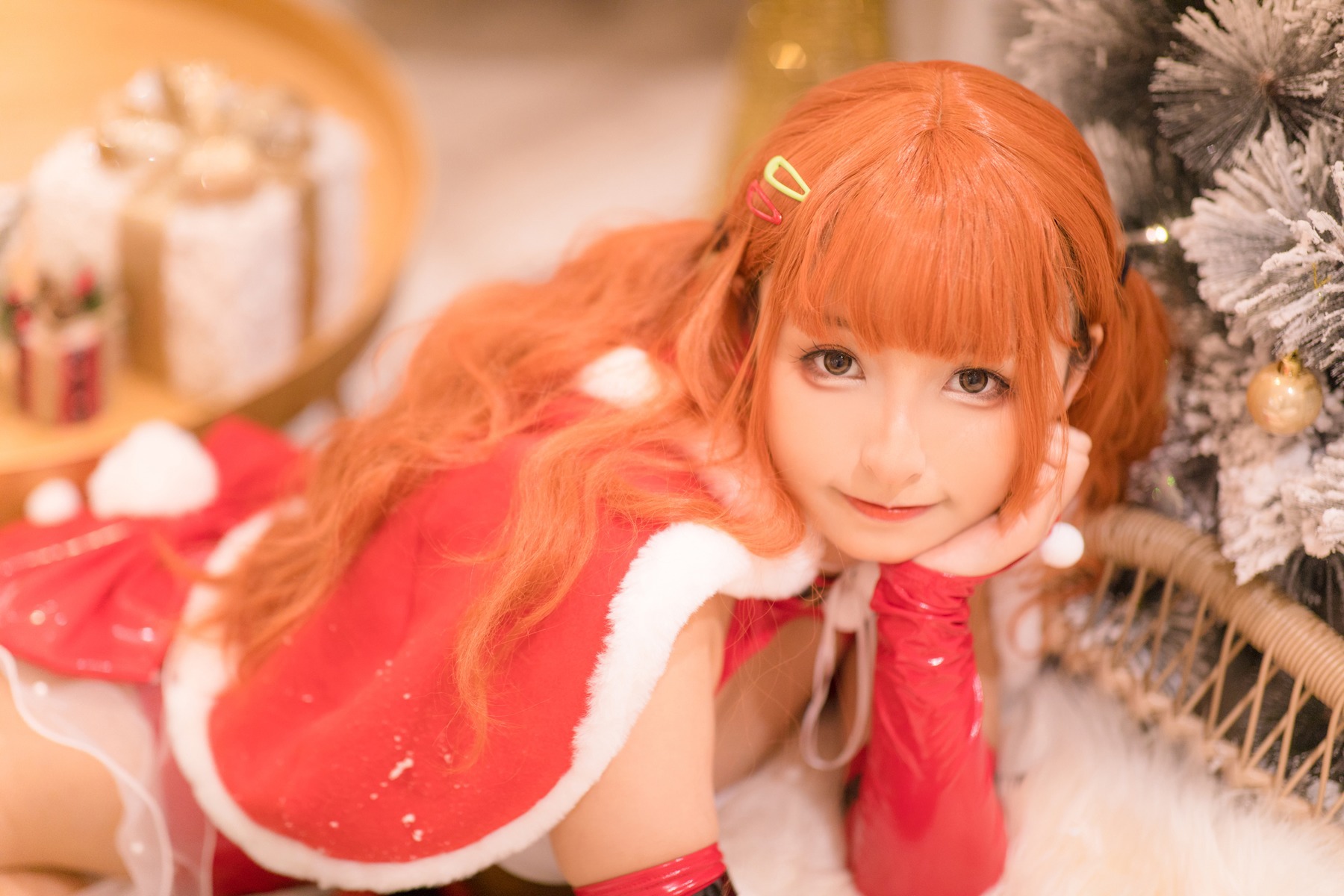 Kagurazaka Mafuyu Cosplay Christmas Queen 圣诞