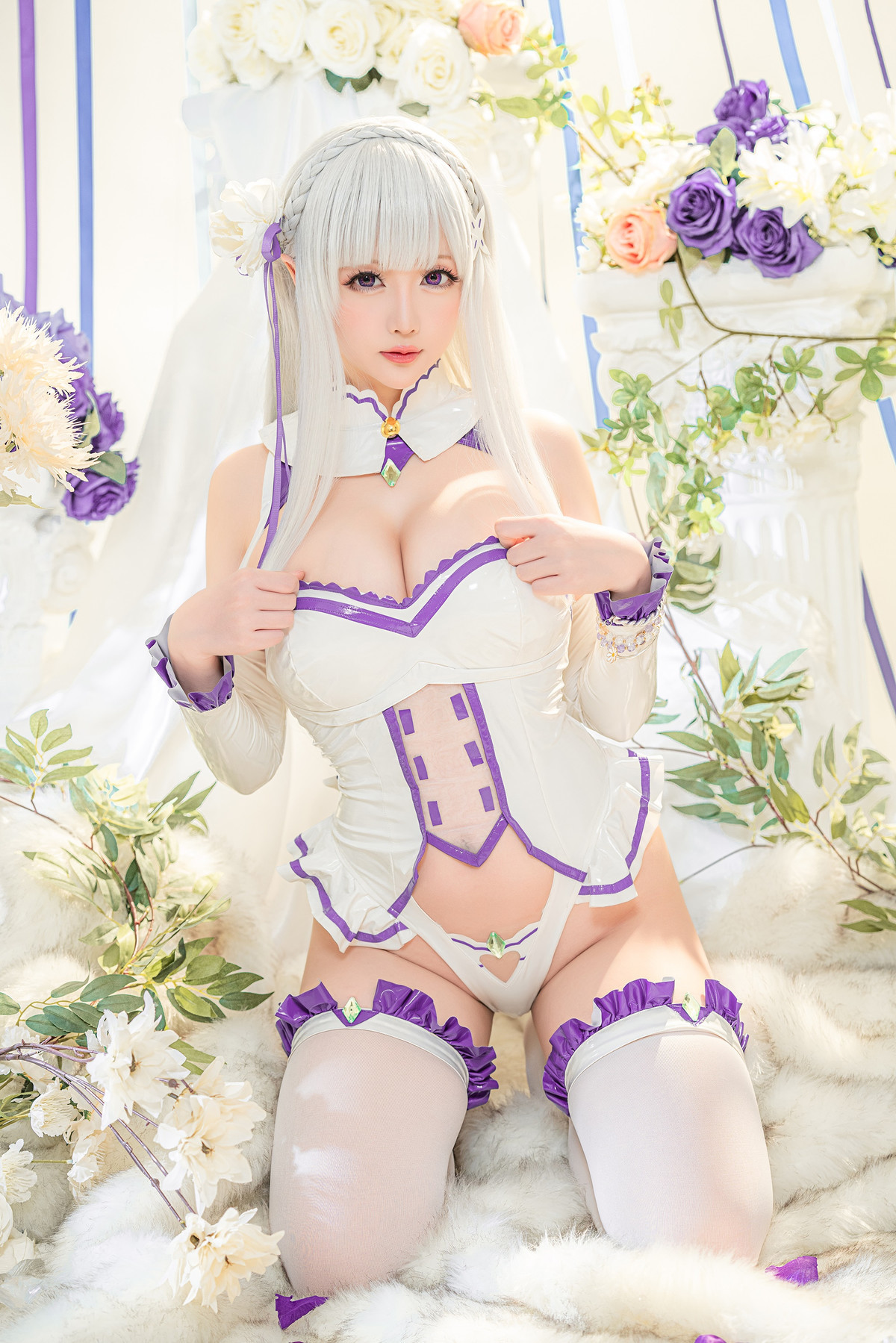 Hoshilily Miss Star Chichi Cosplay Emilia