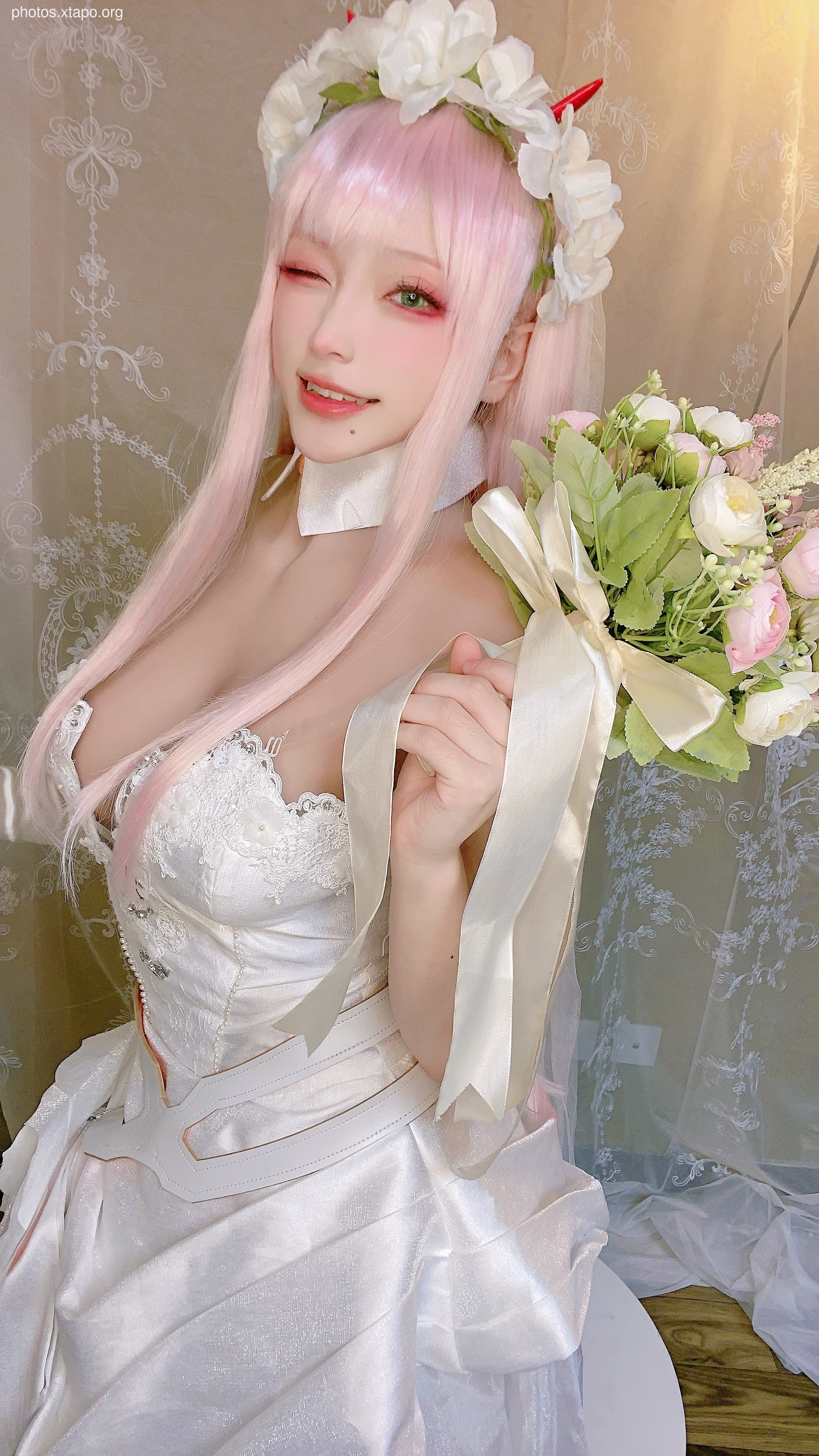 Cheese block -02 Selfie three sets of clothing