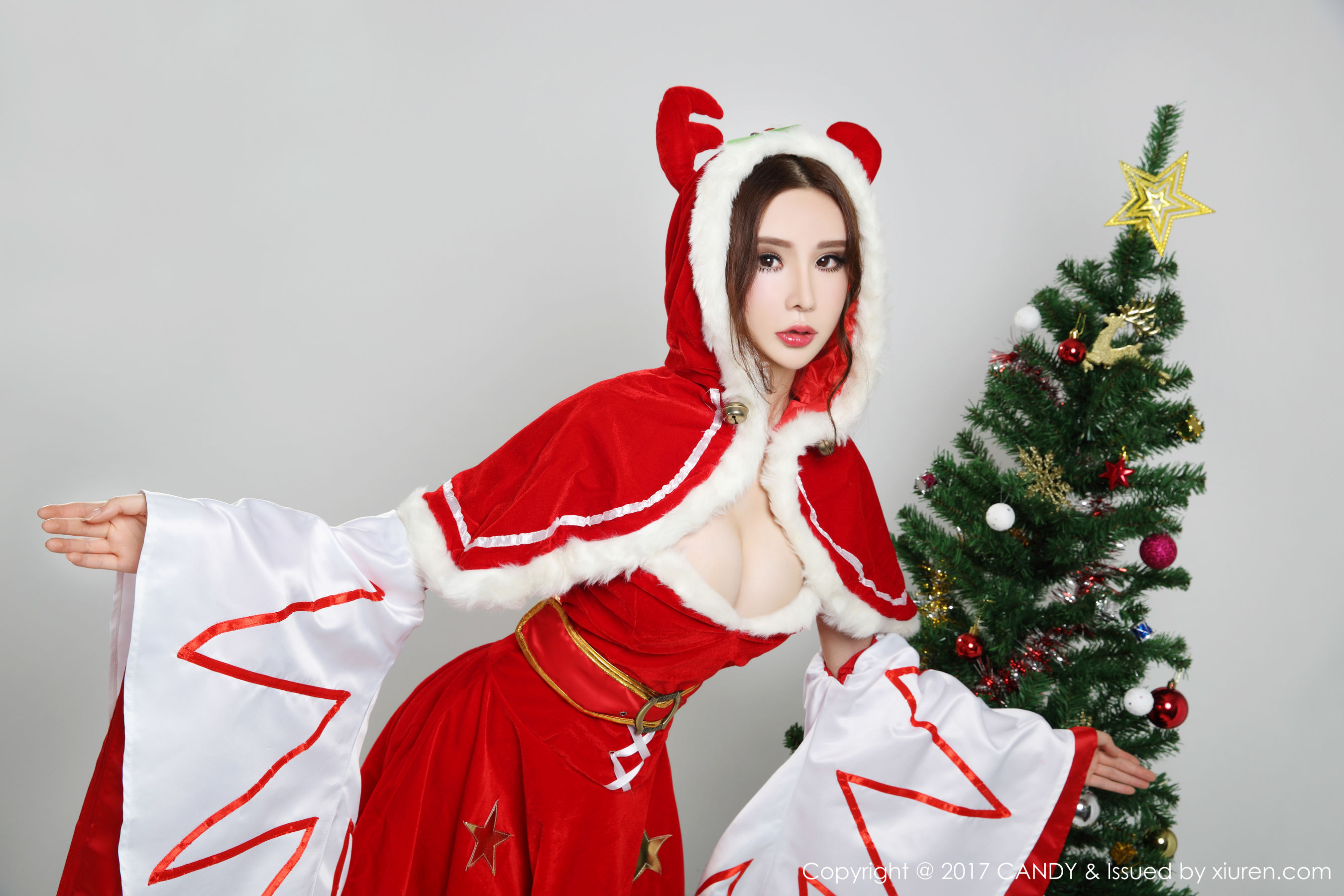 Meng Qiqi/Prince's Princess/Unknown Christmas Gift Net Red Pavilion Candy Vol.047