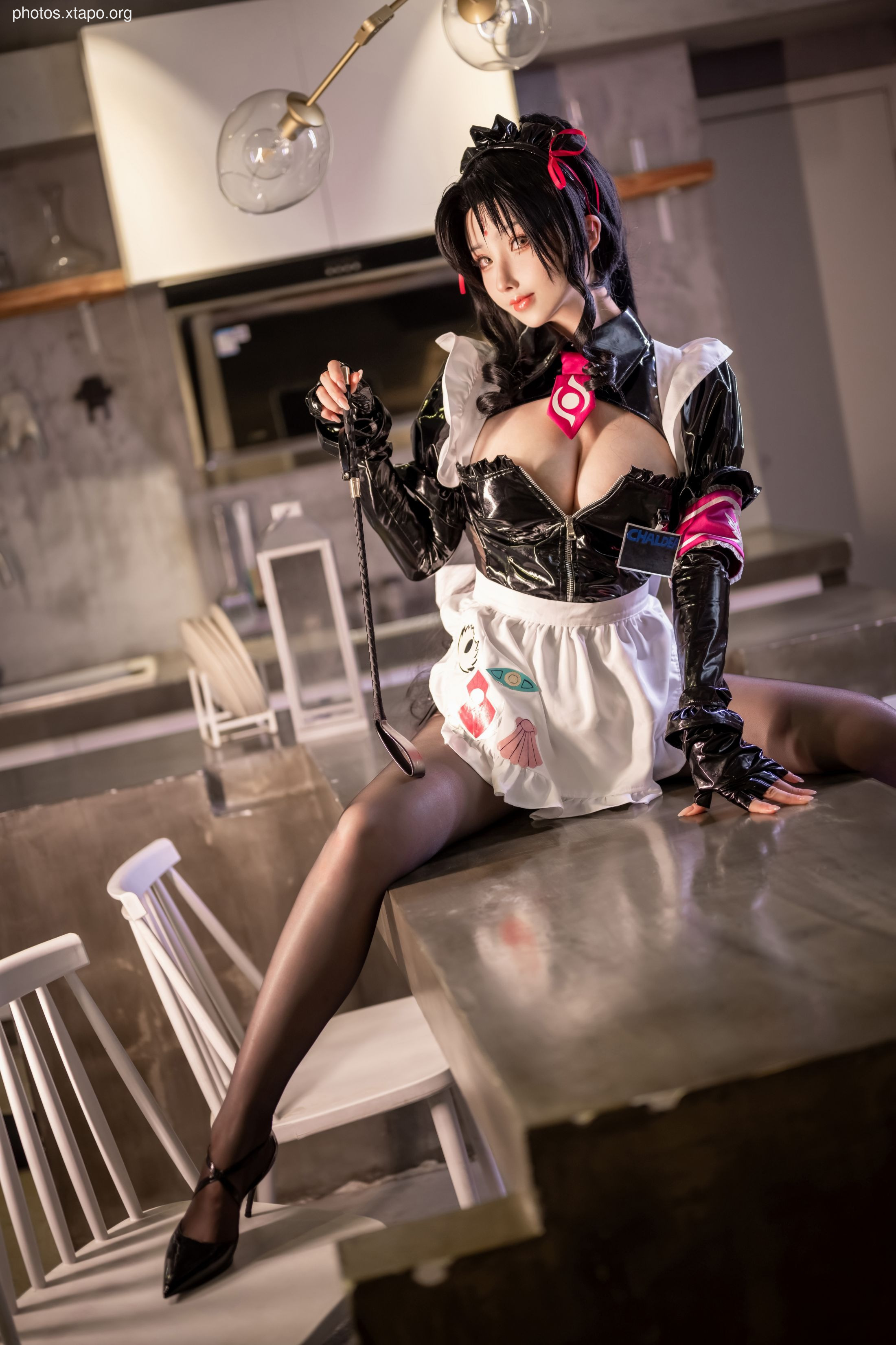 Rioko Liang Liangzi Killing Hard House Kneel Knee Picada Maid