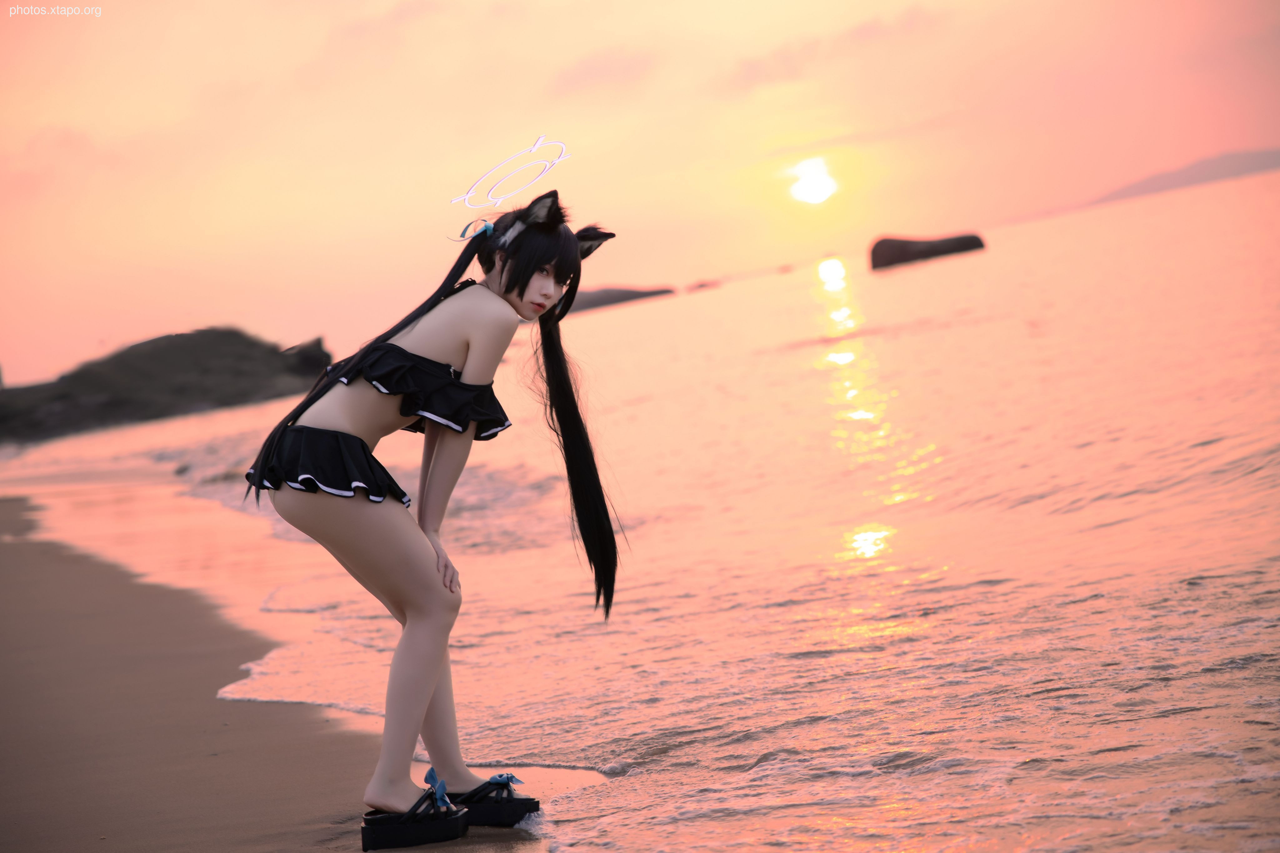 G44 will not be injured in blue archives black see Qin Xiang swimsuit 20p