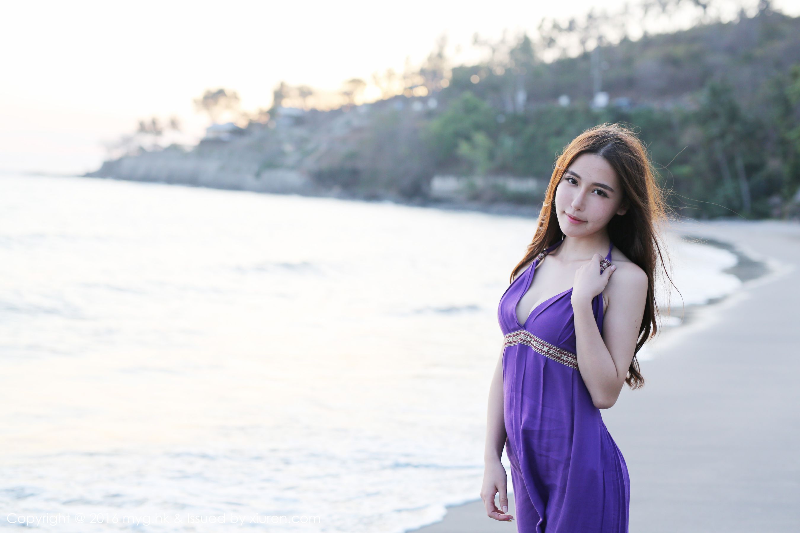 Xiongyu BOBO Longmu Island Travel Beach Beauty Fresh Series Miyuan Pavilion Mygirl VOL.191