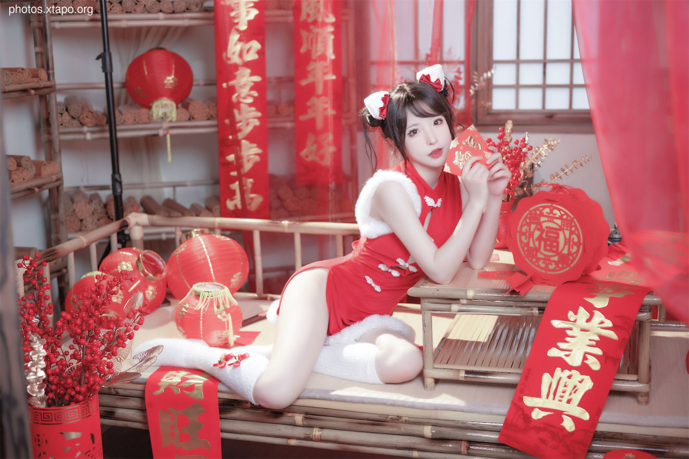 Shimizuya 2023 New Year Cheongsam 77P-770MB