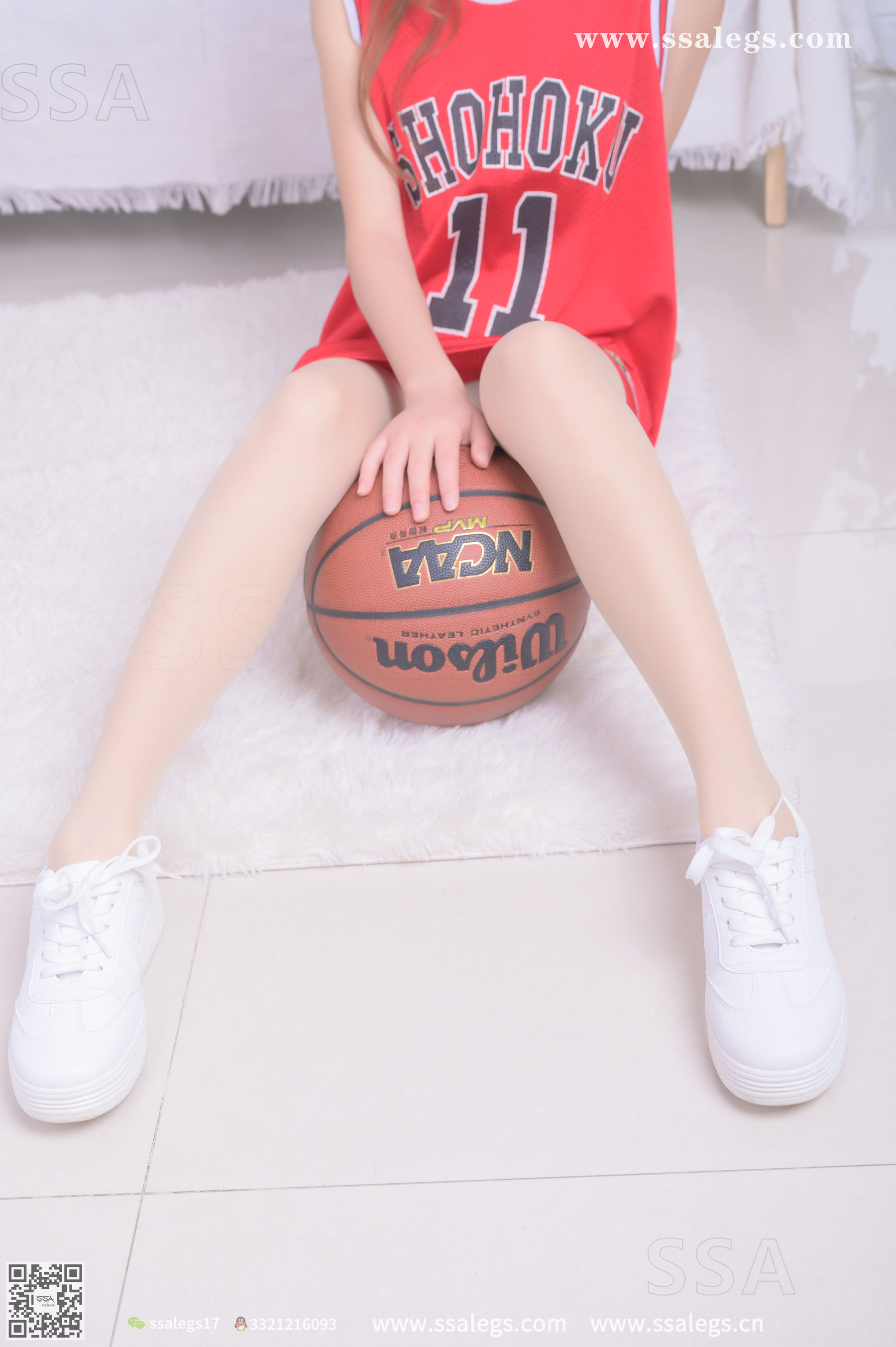 SSA Silk Club Super Clear photo NO.324 Ms. Susu Sister Su Su with a holiday at home to play basketball (top)
