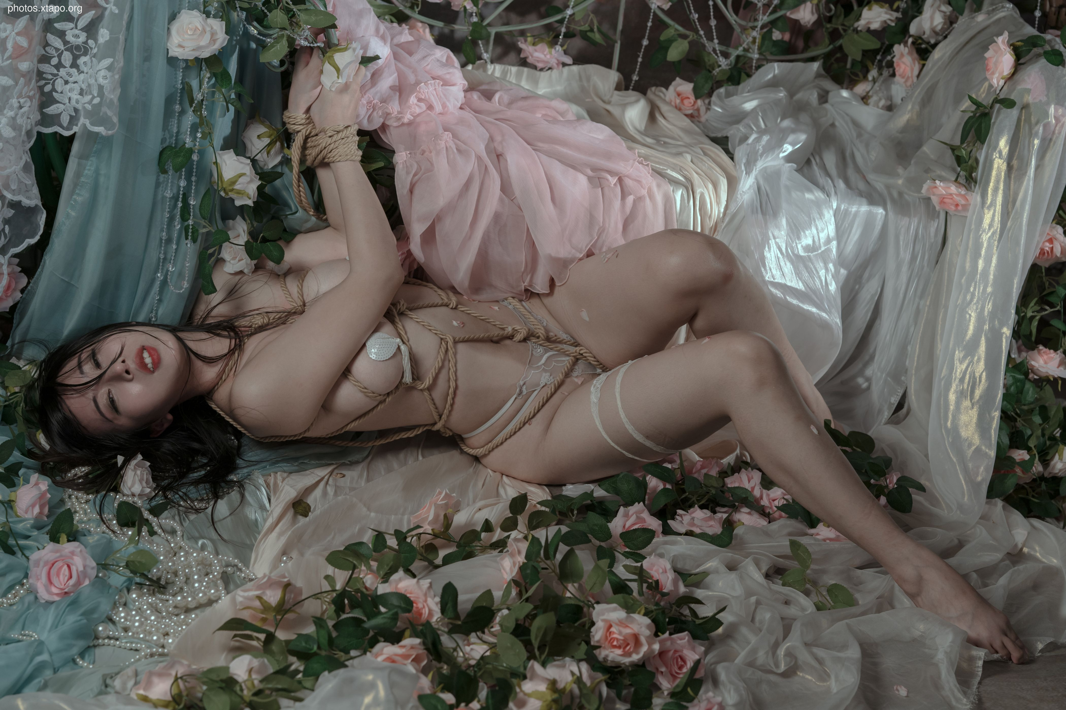 Yunxi Creek -Milk Peach Rose Rope Art 50p1v -933MB