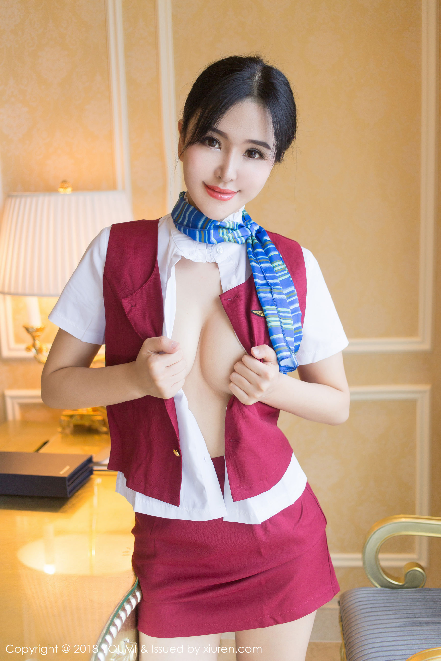 Liu Yier's Air Train Uniform Youmihui Youmi Vol.157