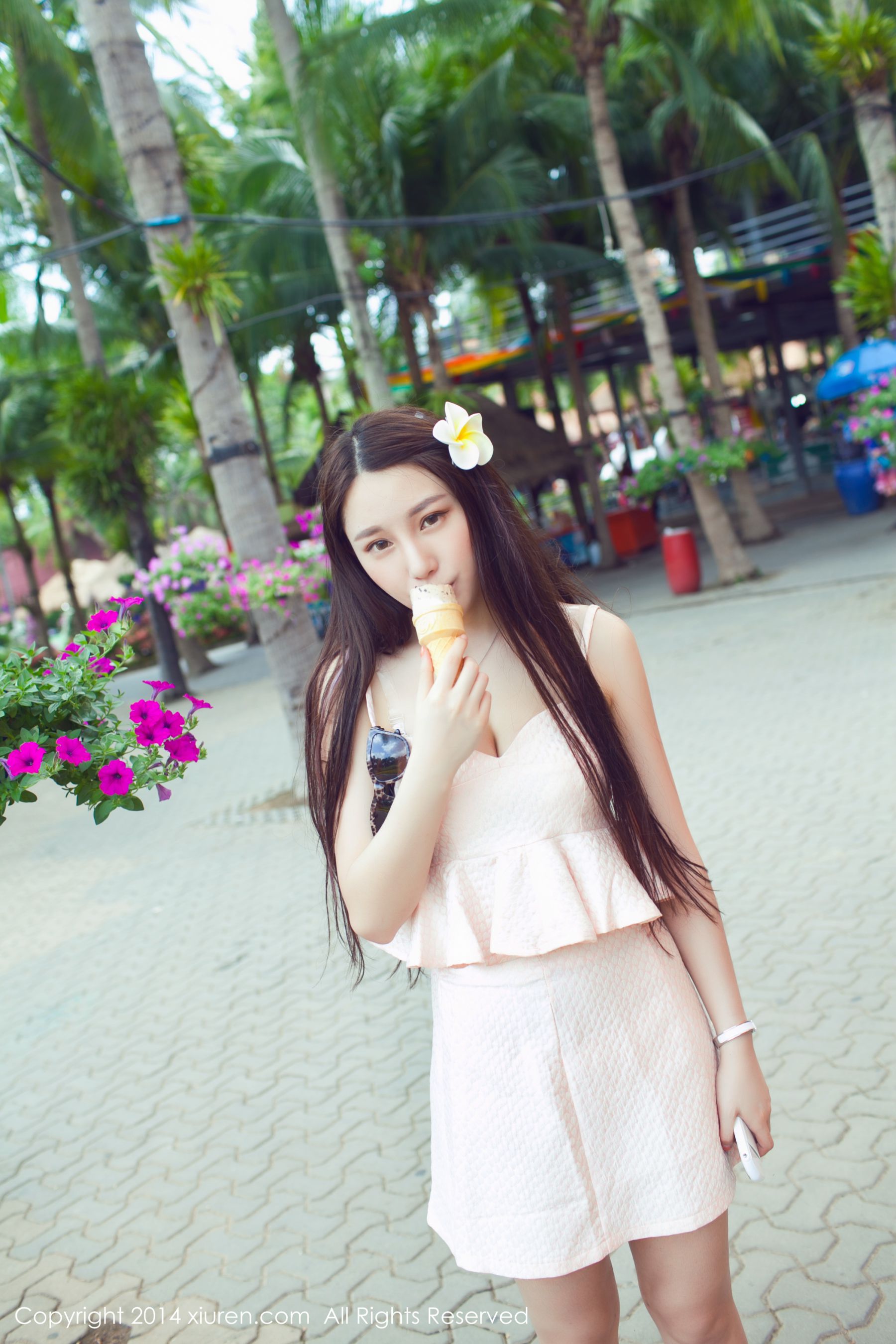 Goddess Liu Yining Lynn Thai Street [Xiuren] No.139