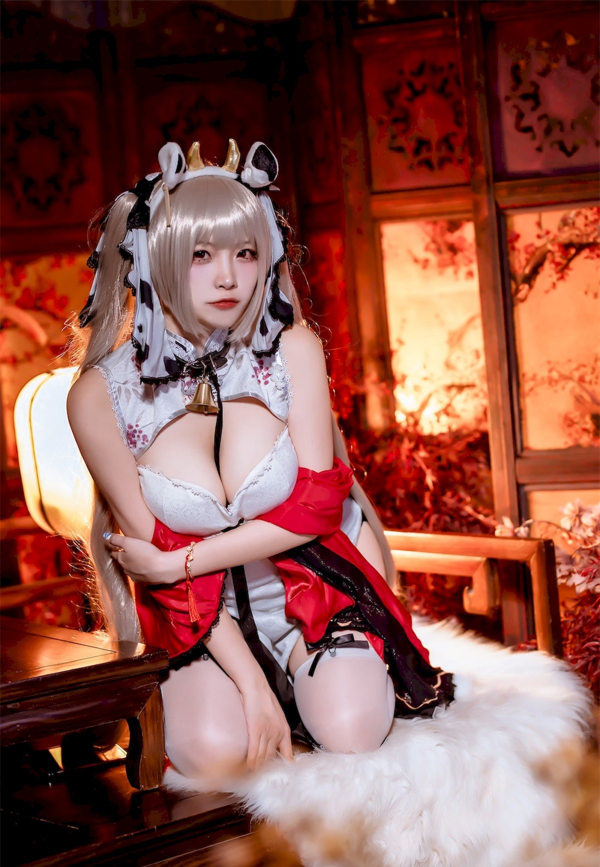 Cosplay Nisa Azur Lane Awesome Cheongsam