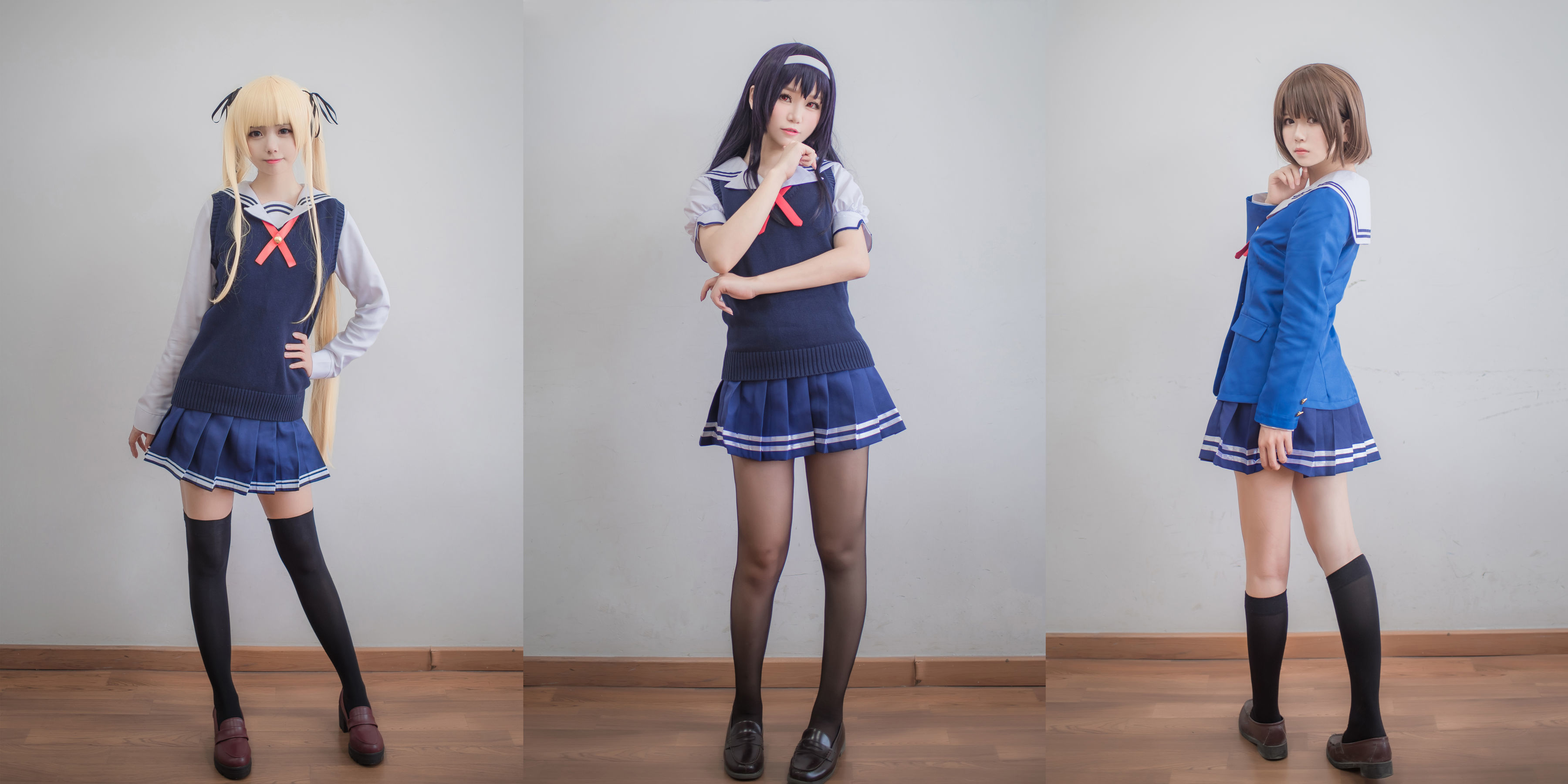 Loli cos Platinum Saki -School Uniform