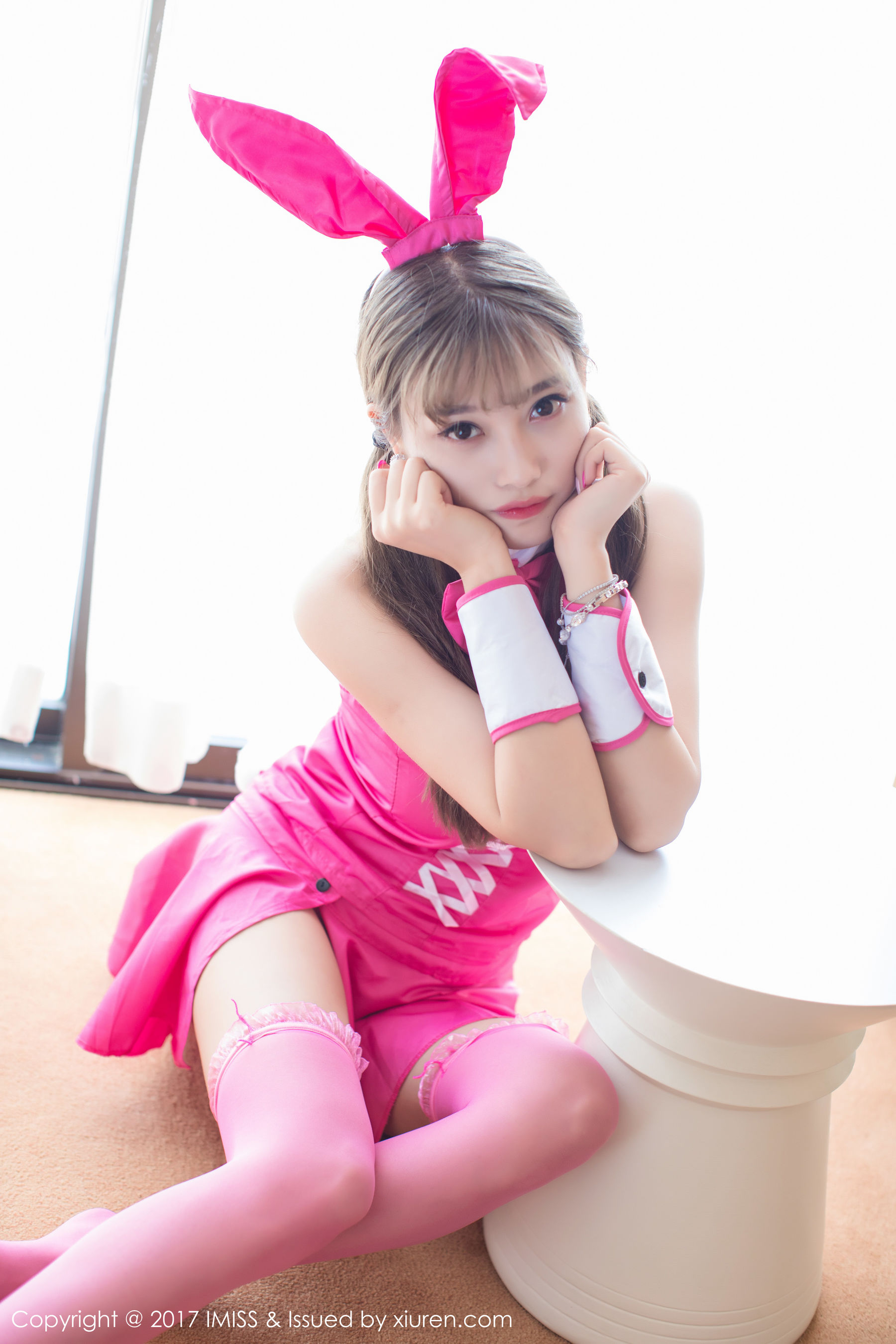 Yang Chenchen Sugar Pink Rabbit Girl and Sweet Male 爱 社 i Vol.176