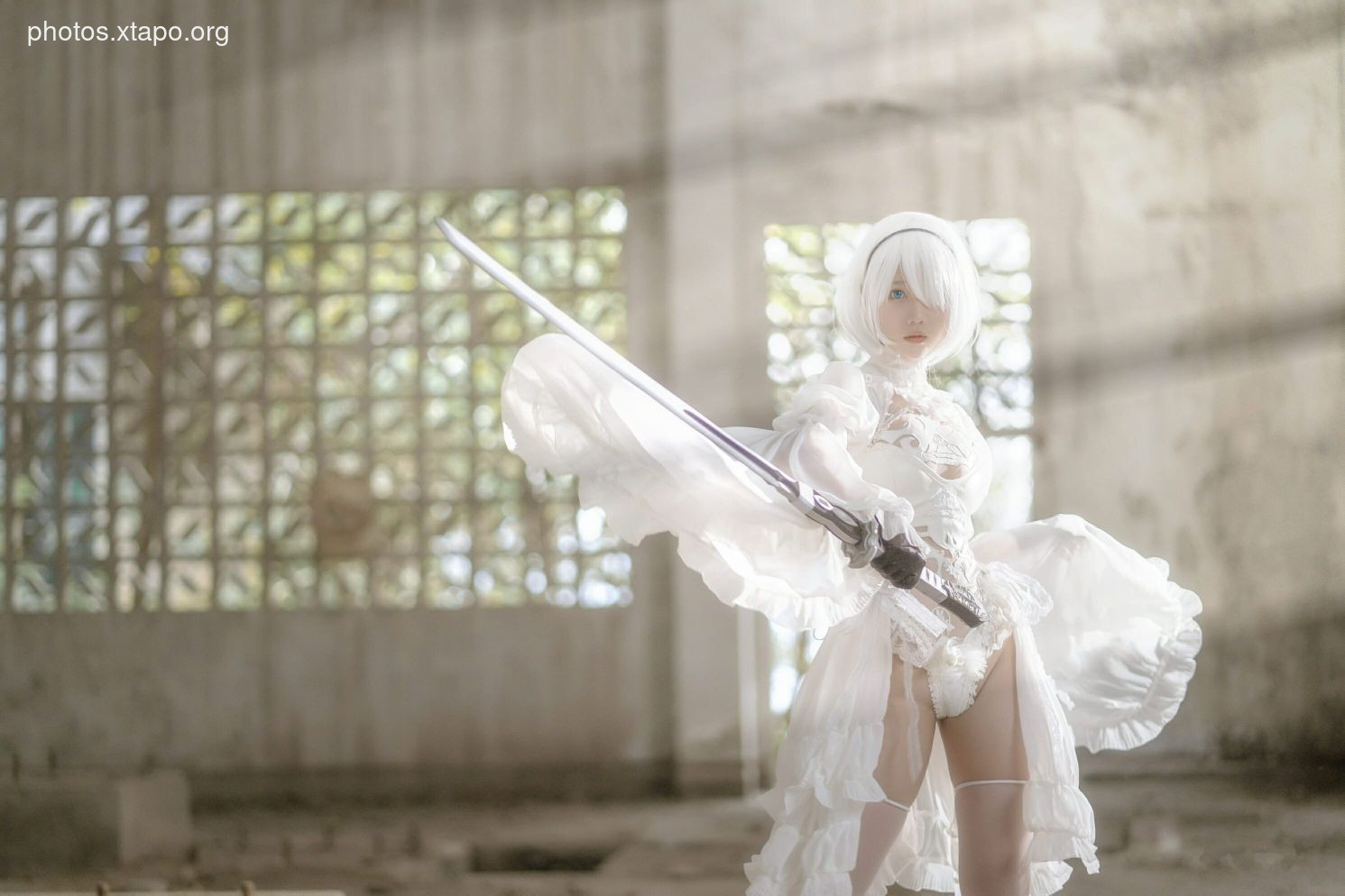 Kagami-chan-kimono, dress, Hill, Mash, 2B white wedding dress, Ghost Sword and Wind Chime Princess [95P]