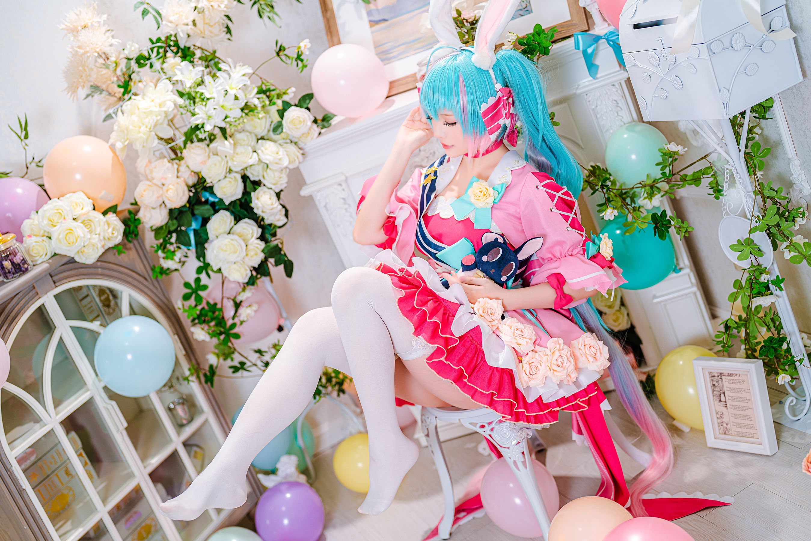 Welfare COS Miss Coser Sister Star Zhi Zhi Zhi -Valentine's Day Dream set group