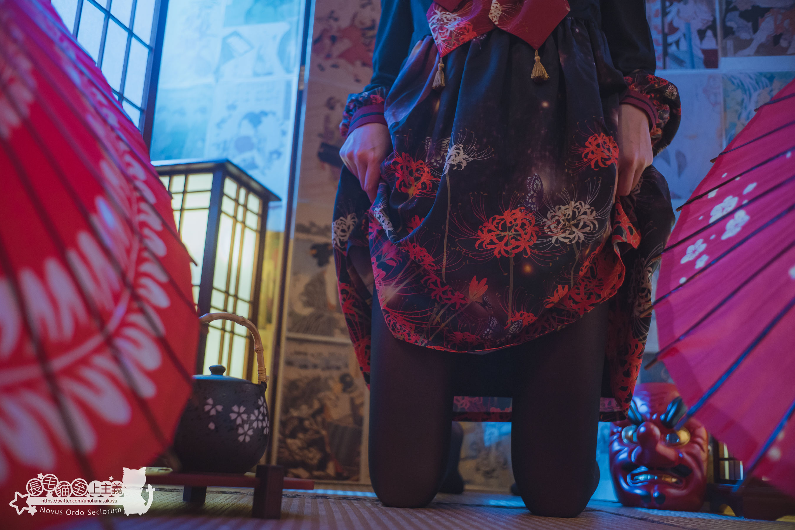 Welfare COS Waiser Kagiki Rin Rin Rin Josei -On the night when cluster amaryllis blooms