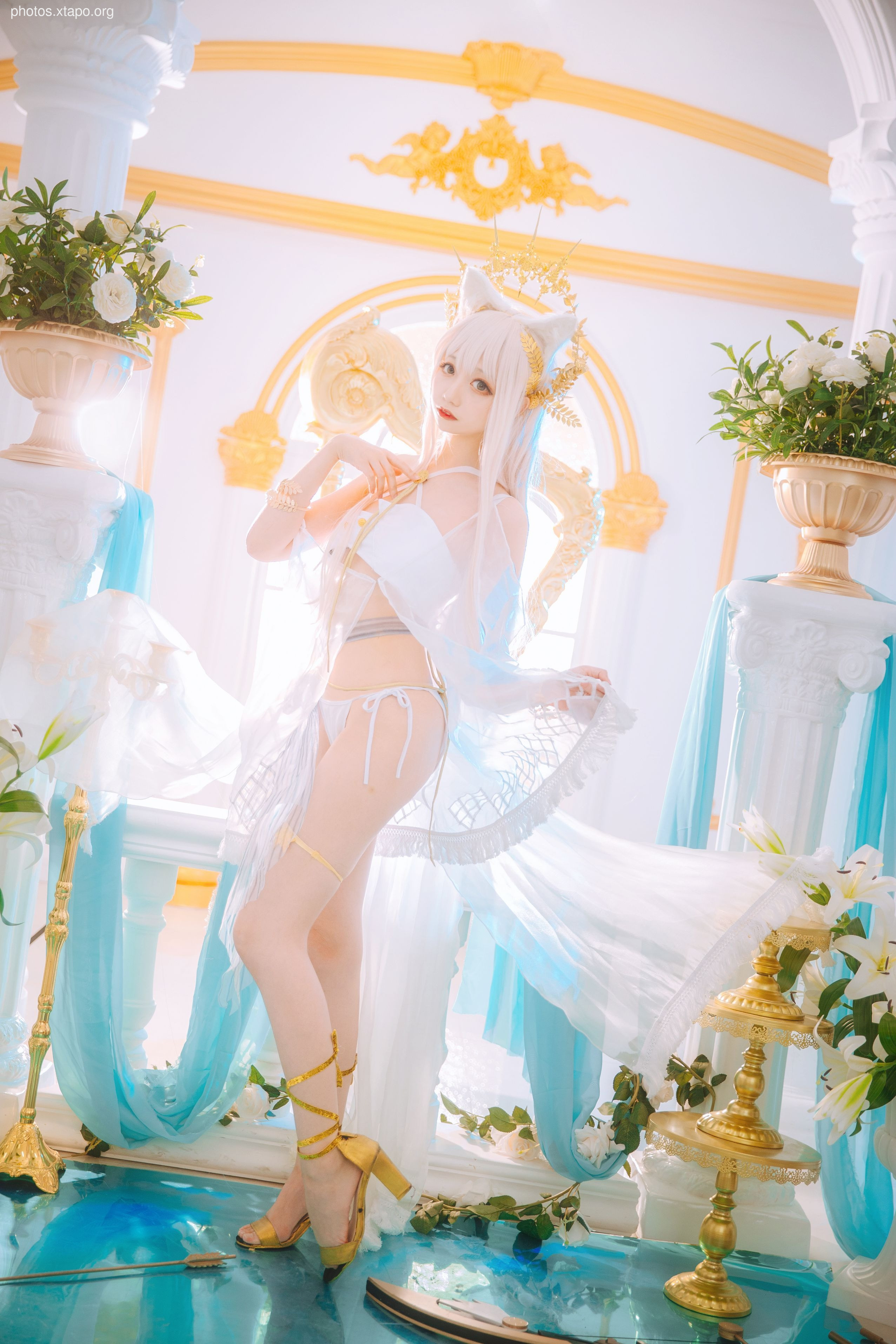 Ono Temple sweet potato Platinum swimsuit