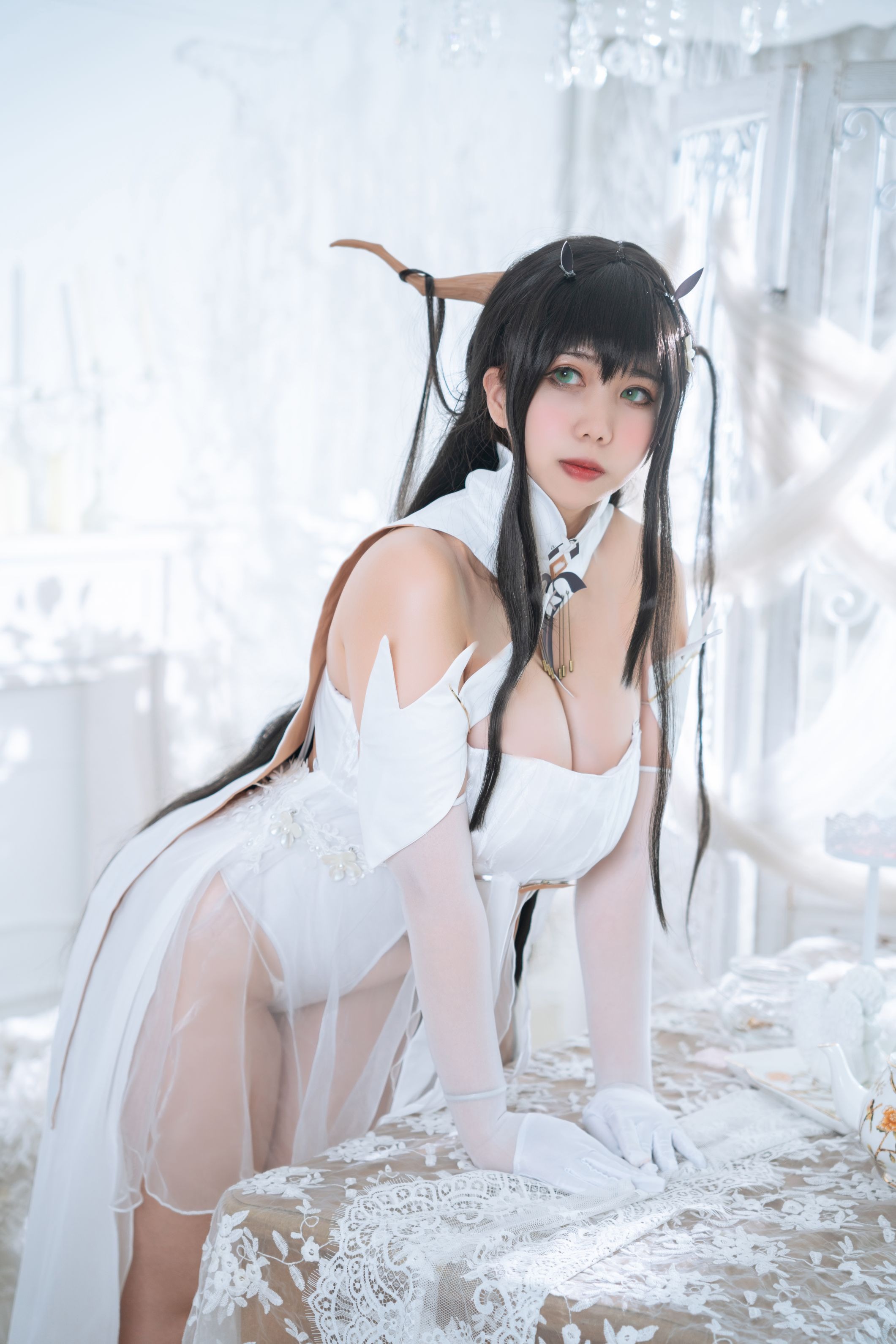 Charm Hitomi Meroko 001 Blue Line Real Estate 53P-486MB