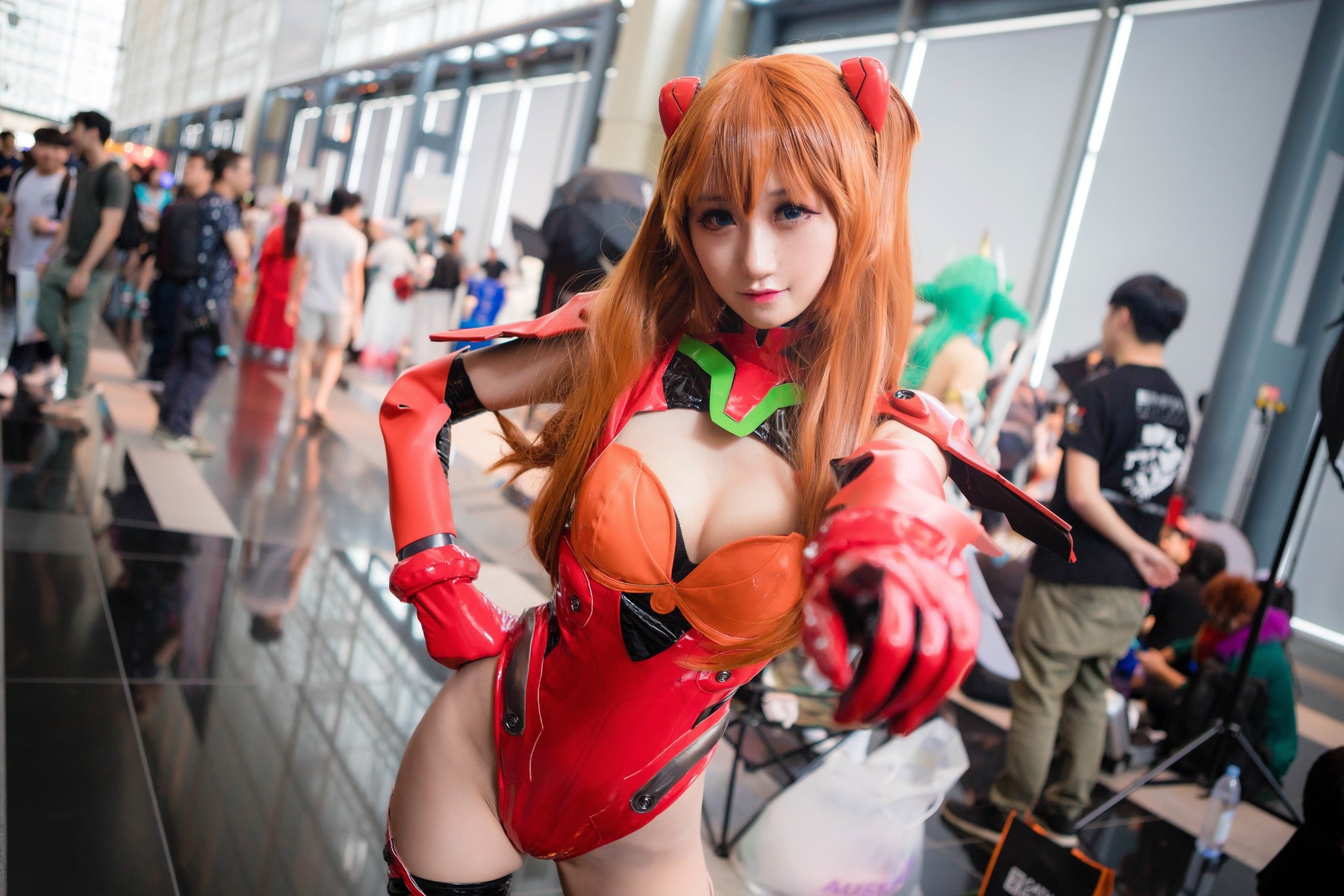 Cosplay KuukoW Kuuko Shikinami Asuka Langley