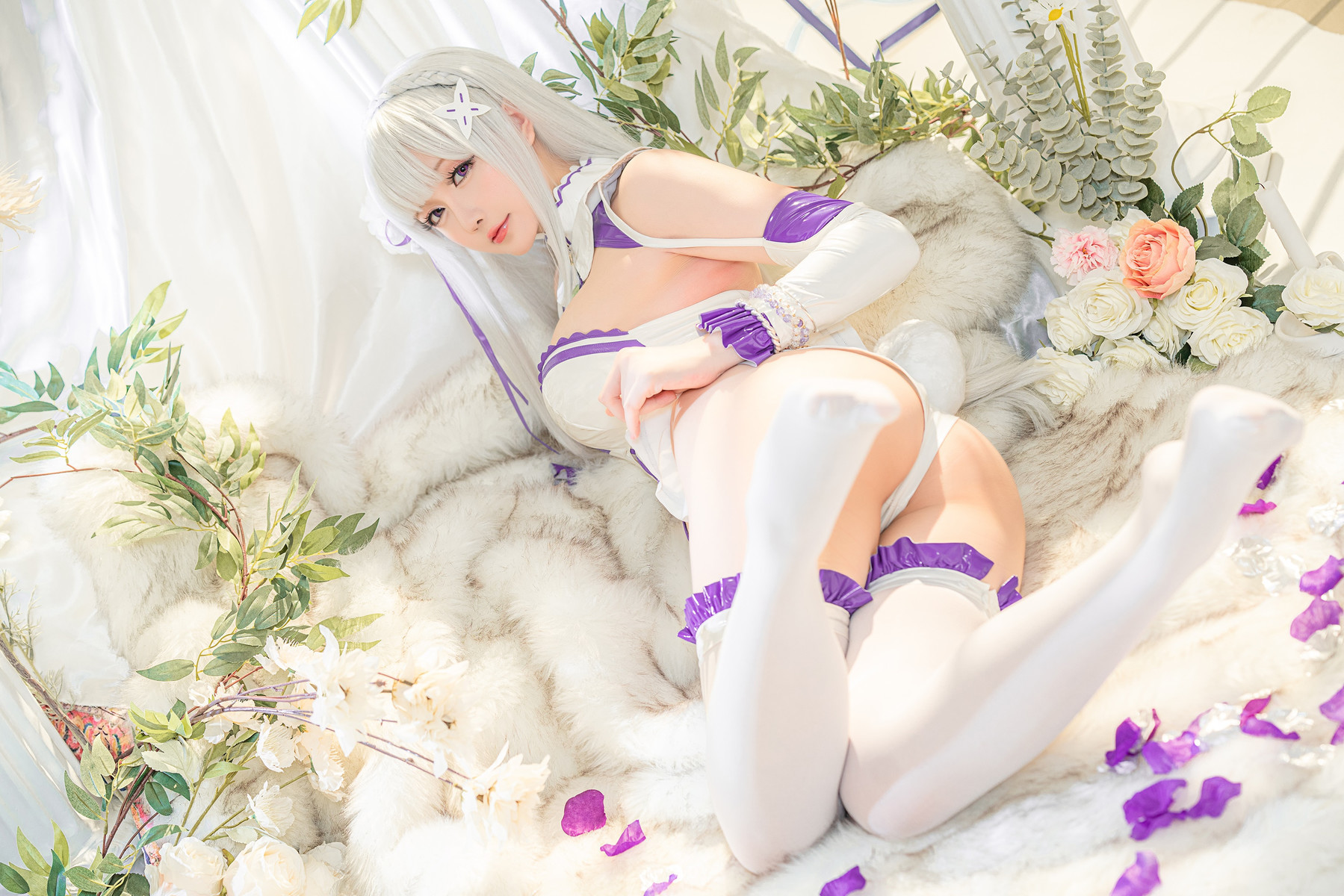 Hoshilily Miss Star Chichi Cosplay Emilia