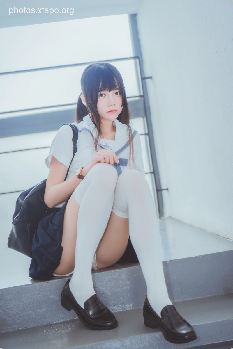 Cos Sakura Tao Meow - Blue and White Sailor Suit 39P