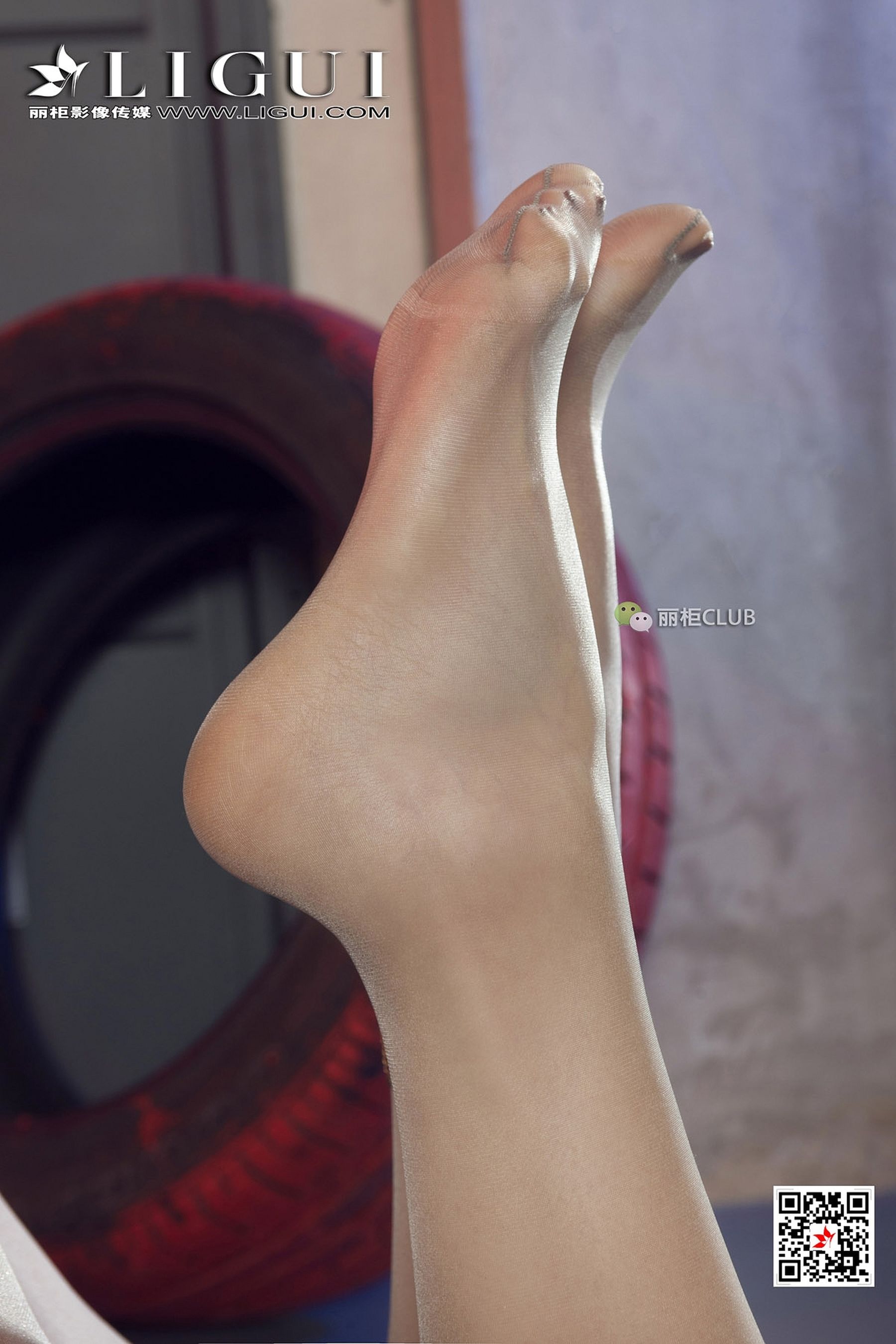 Leg Model Xiaoxiao Sports Wind Stockings Girl Ligui