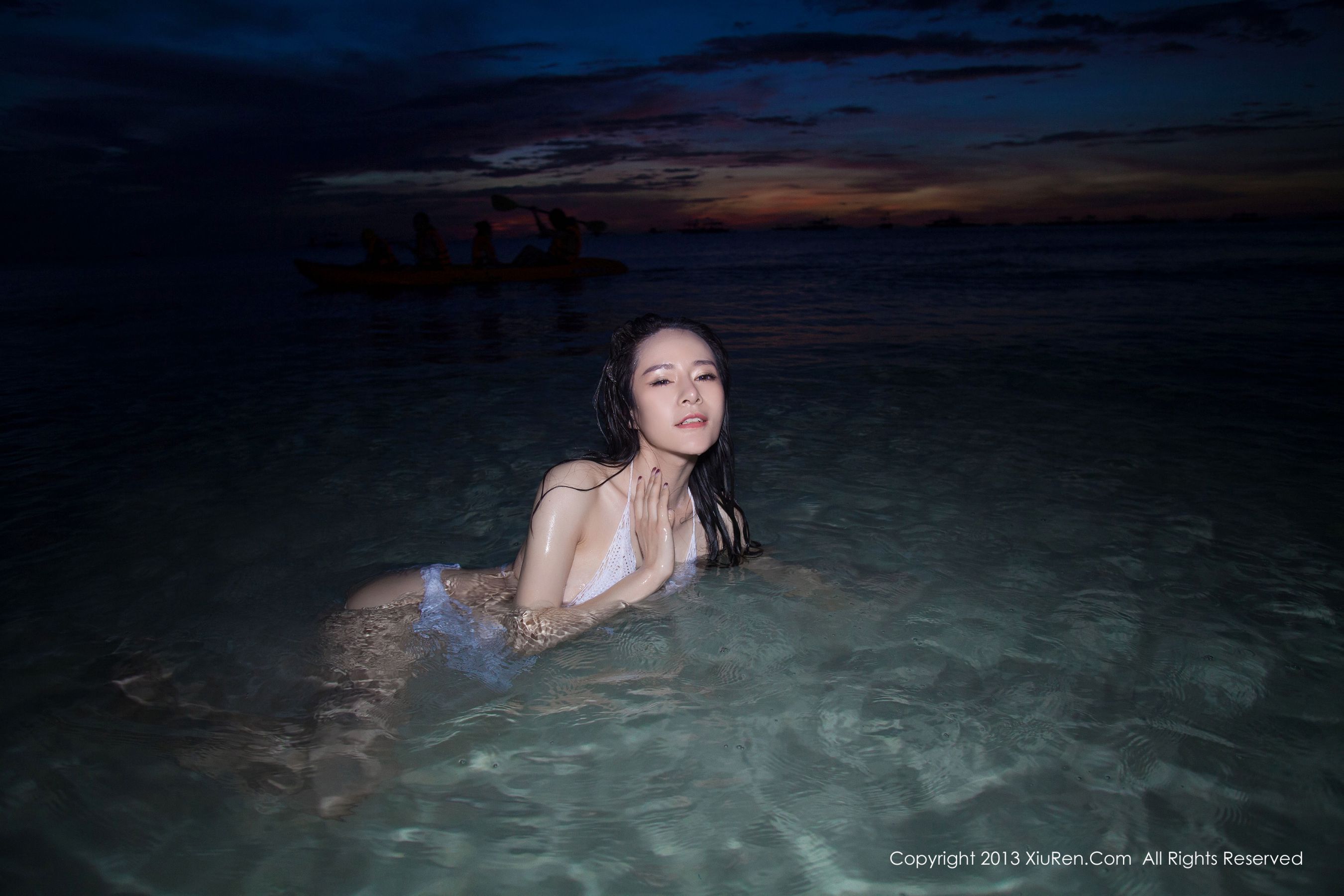 nancy small -seaside beautiful Bikini series Xiuren No.069