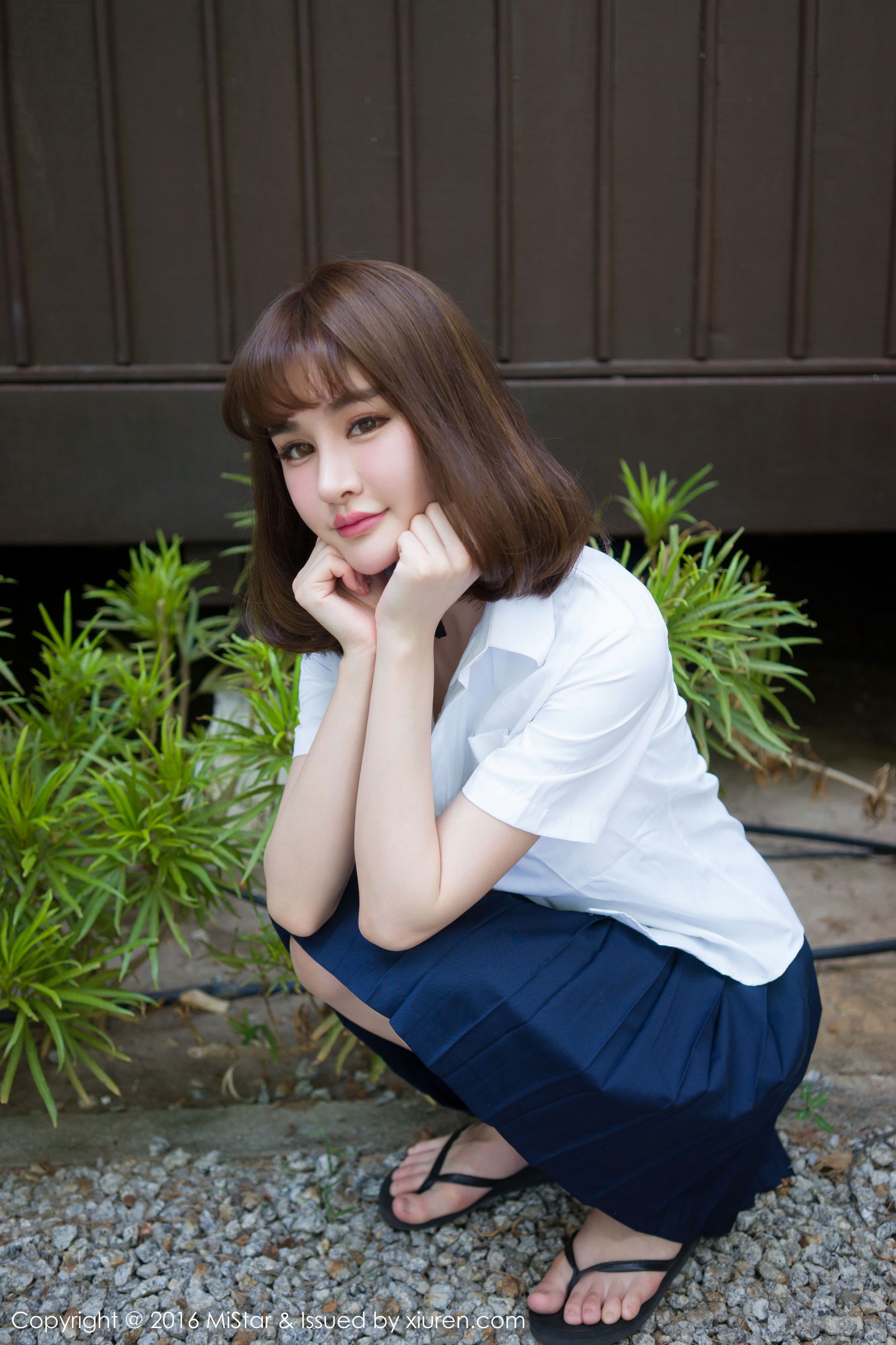 Cheryl Green Tree Langkawi Travel bikinischool uniform Meiyan Club Mistar Vol.076