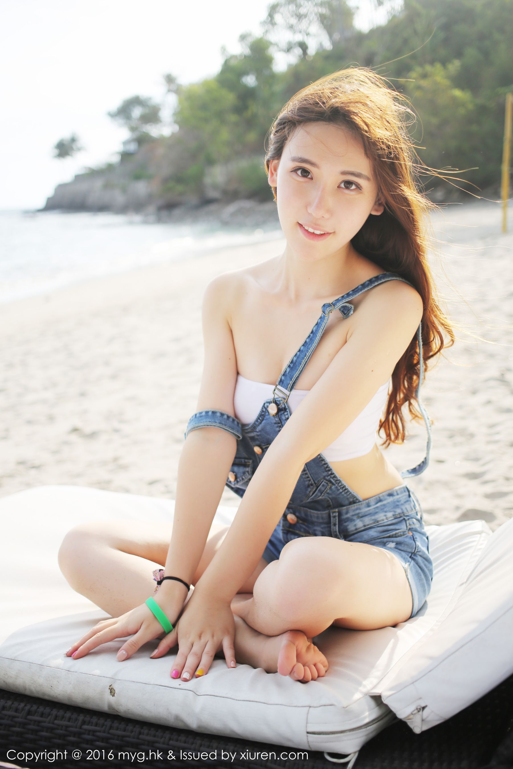 Xiongyu BOBO Longmu Island Travel Beach Beauty Fresh Series Miyuan Pavilion Mygirl VOL.191