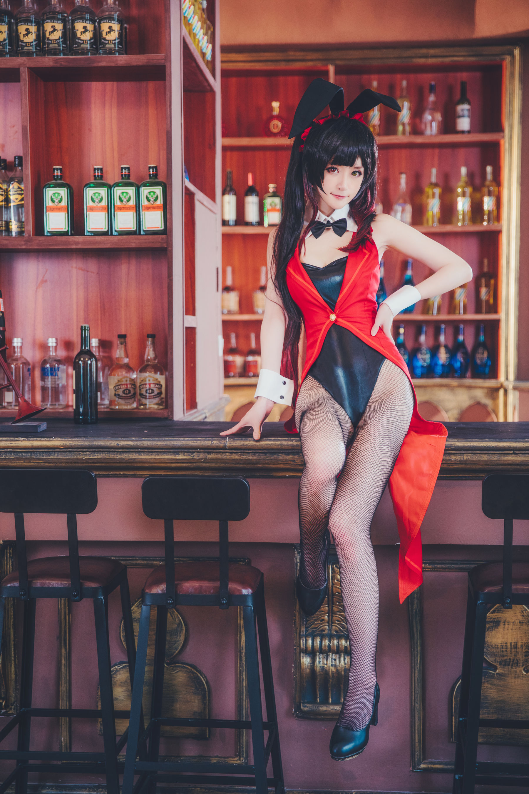 Meng pet blogger yui goldfish crazy three rabbit girls