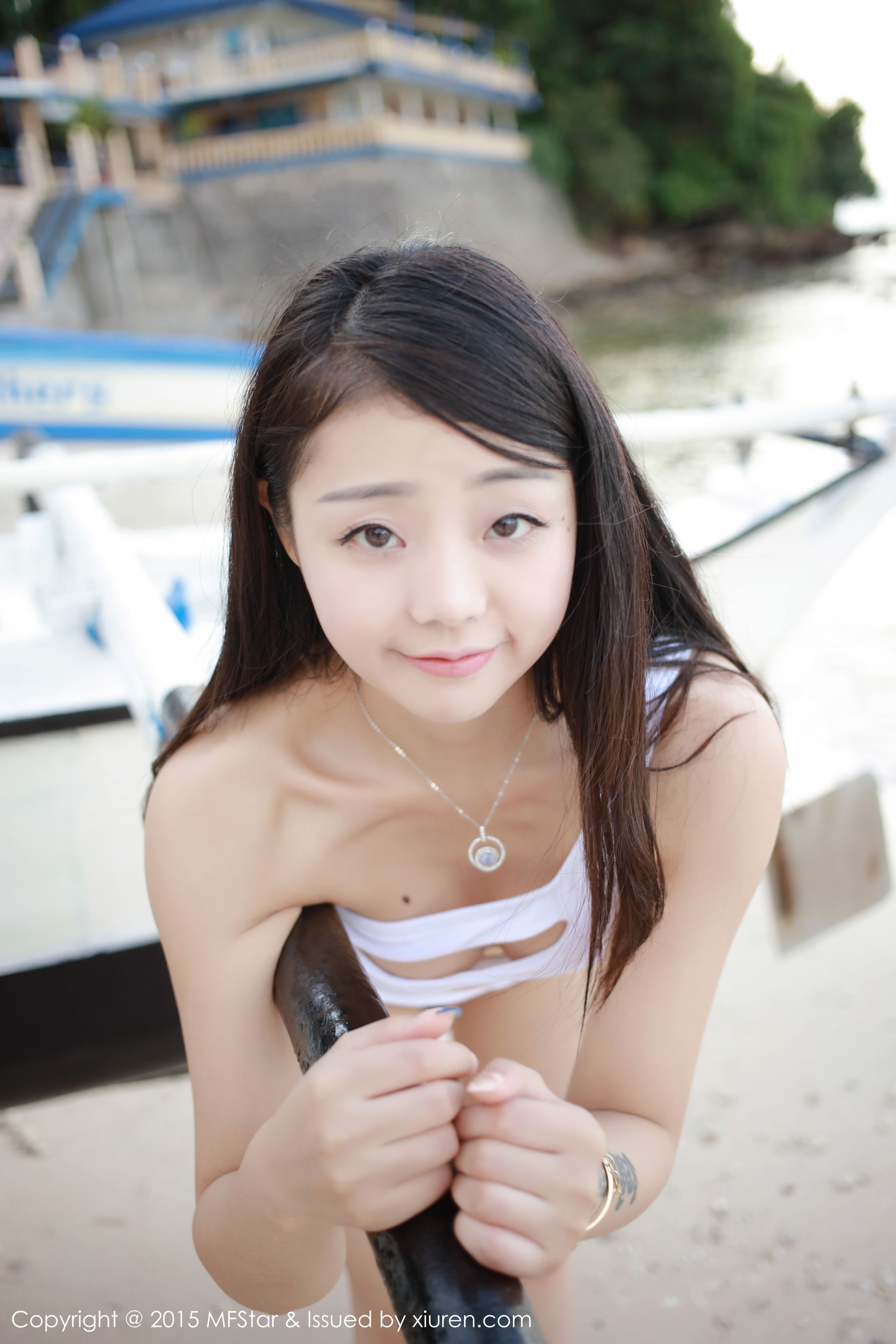 2 sets of bikini series in Bella Long Beach Travel Model Vol.016